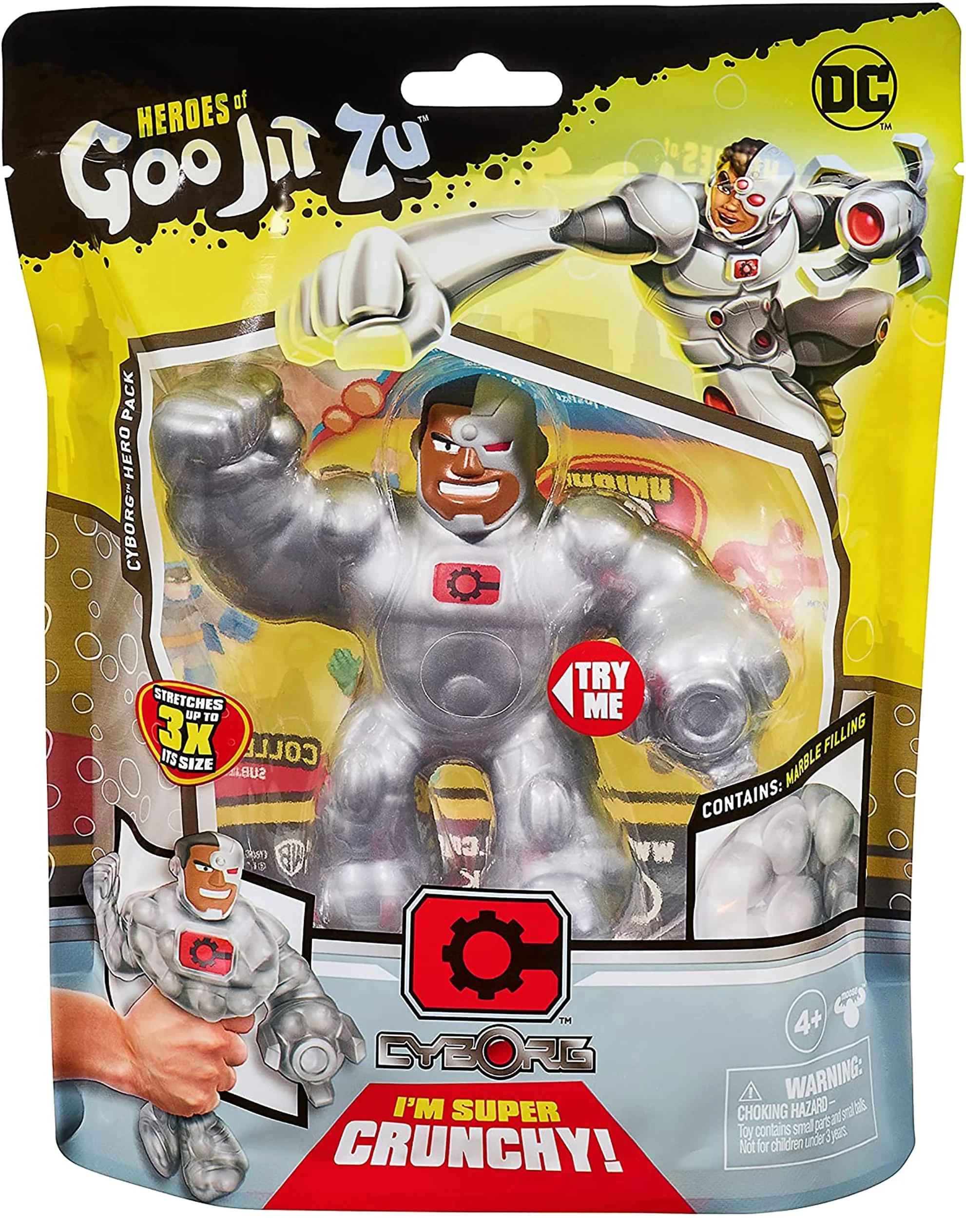 Heroes of Goo Jit Zu DC Hero Pack Series 2 -Cyborg - S2 - Image 2