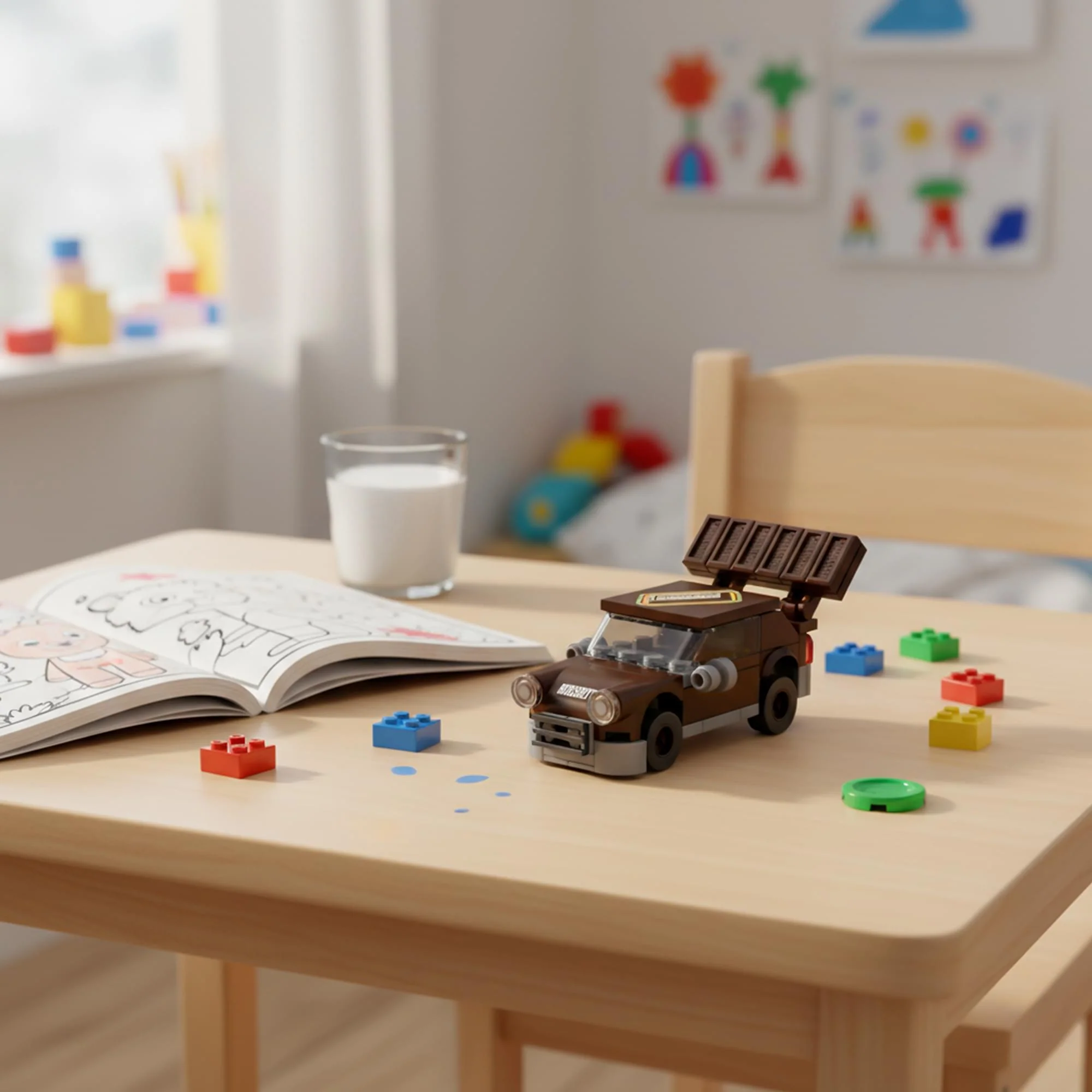 Hershey's Milk Chocolate Racer 70-Piece Brickcraft Building Set - Image 5