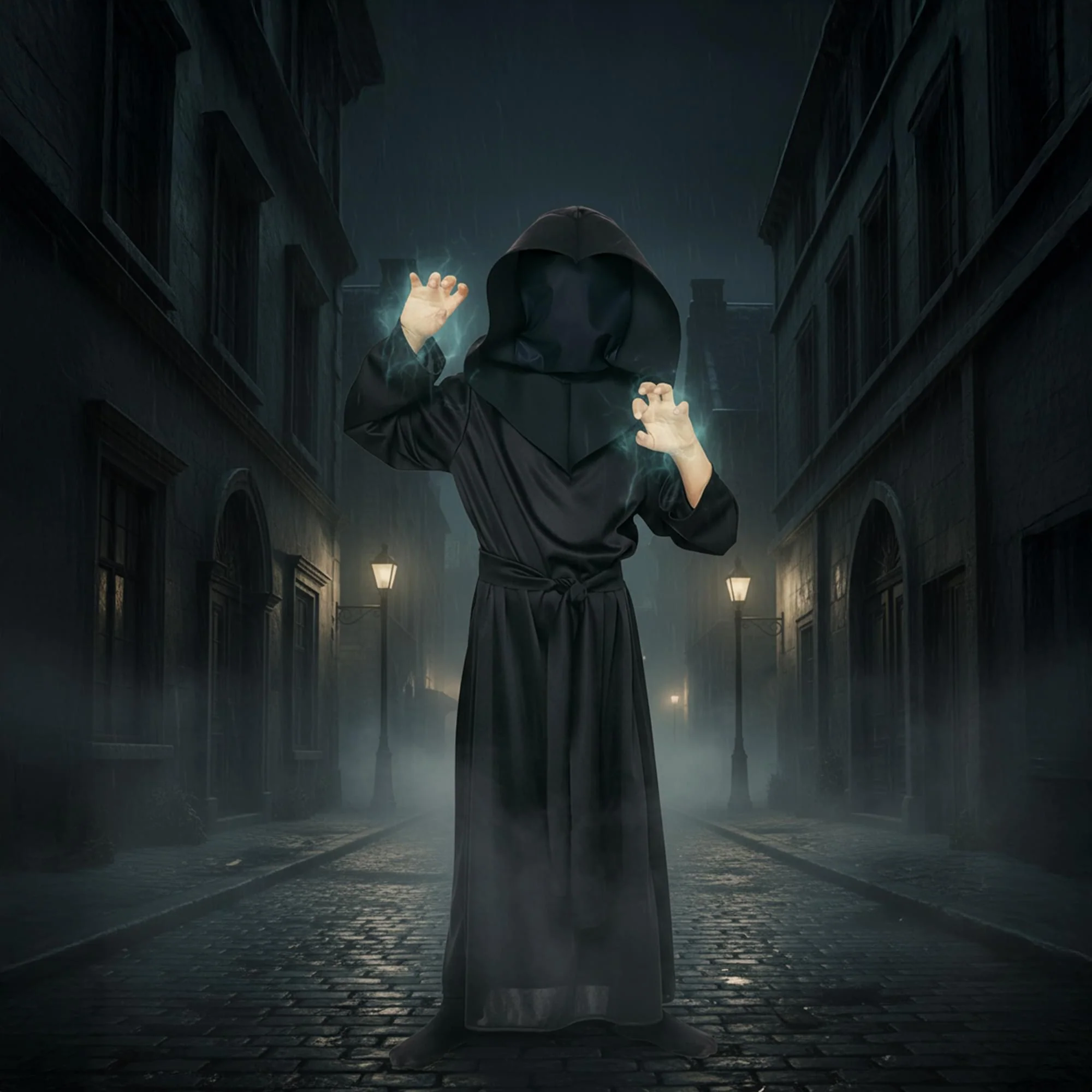 Hidden Face Child Costume Robe - Image 4