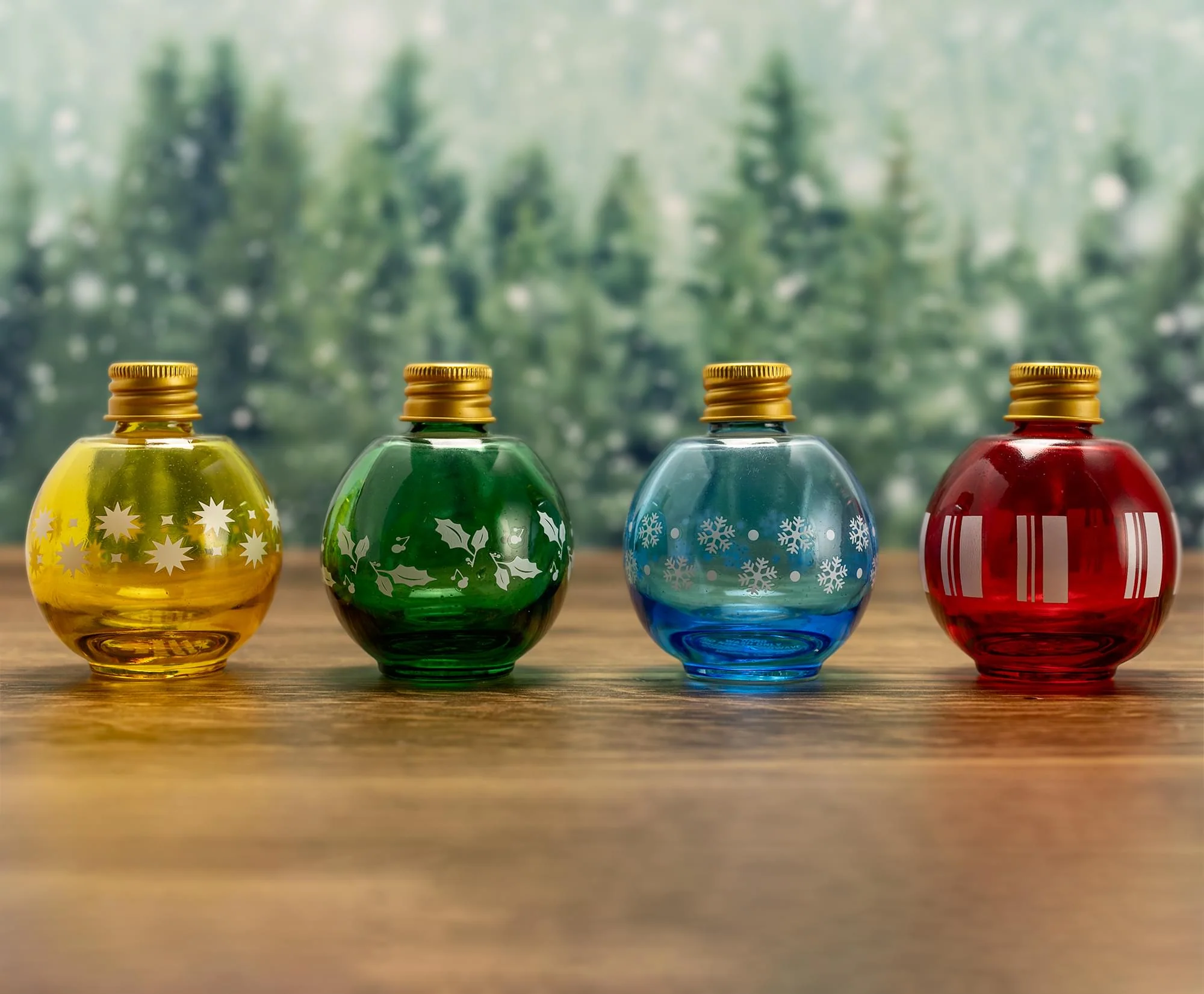 Holiday Ornament Shot Glass Set (4-Pack) - Image 6