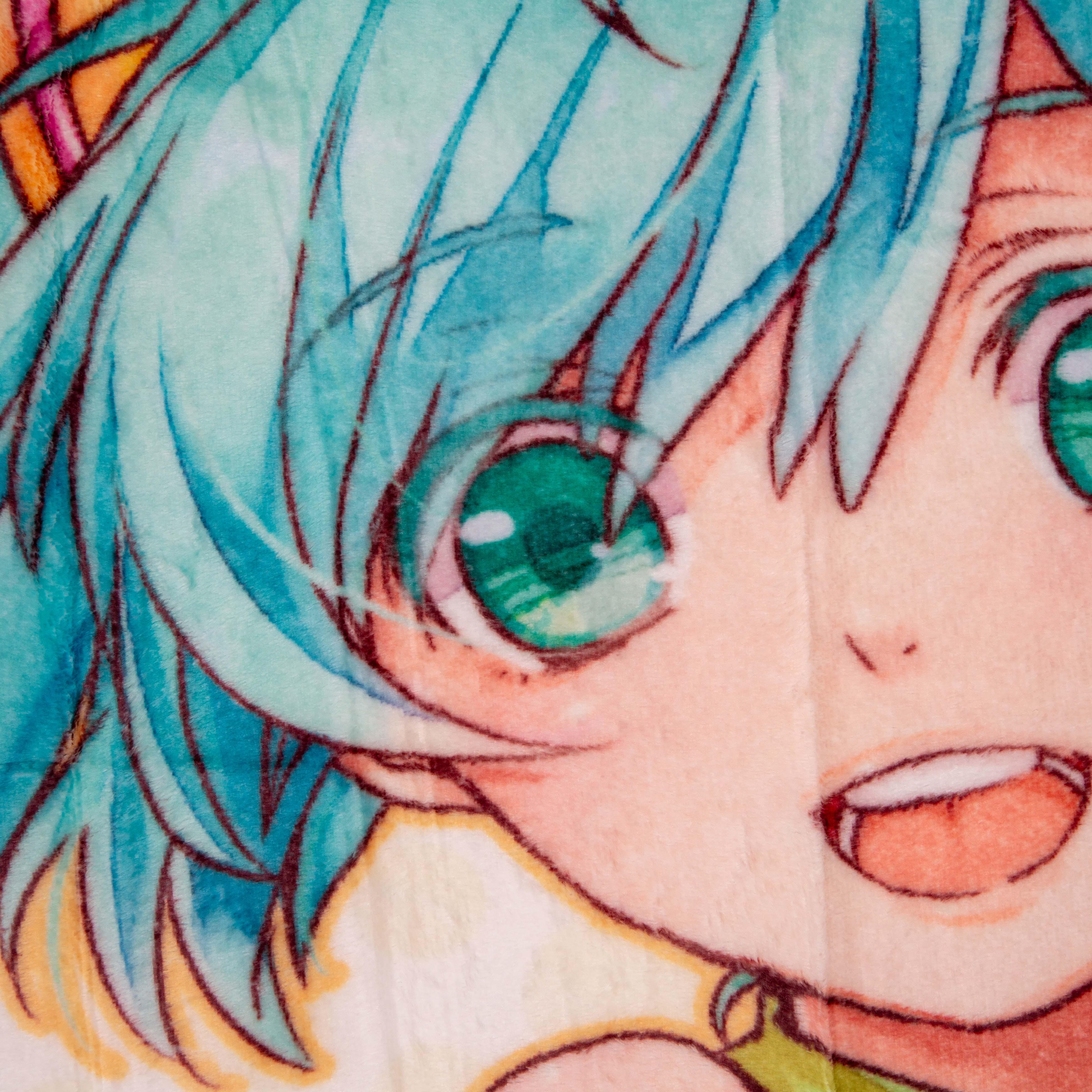 Hologram Citrus Hatsune Miku 45 X 60 inches Fleece Throw Blanket - Image 2