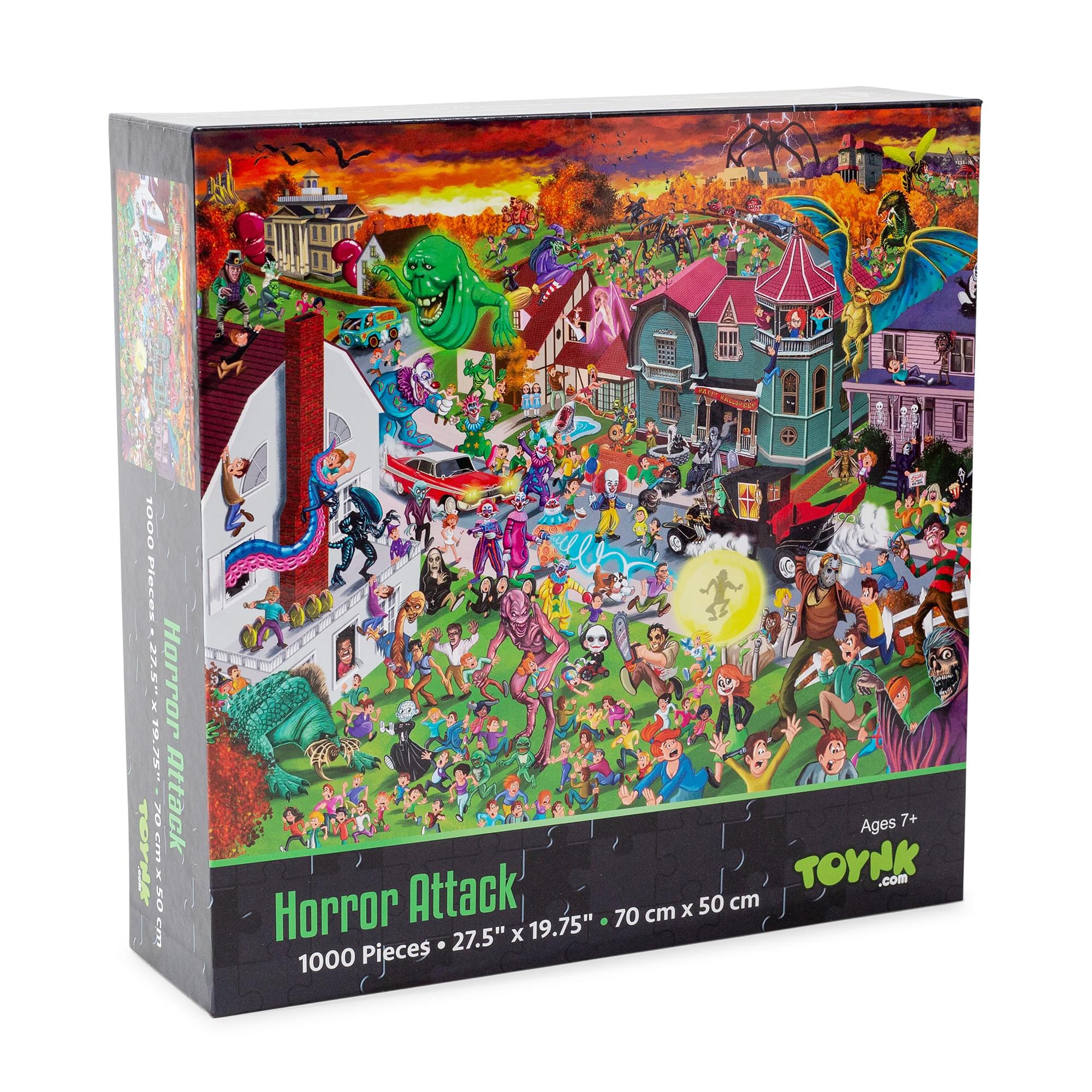 Horror Attack 1000-Piece Jigsaw Puzzle | Toynk Exclusive - Image 2