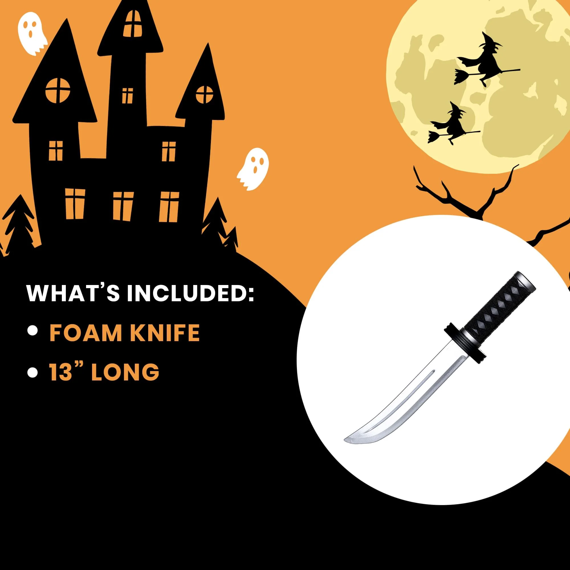 Horror Knife 13 Inch Foam Adult Costume Accessory - Image 4