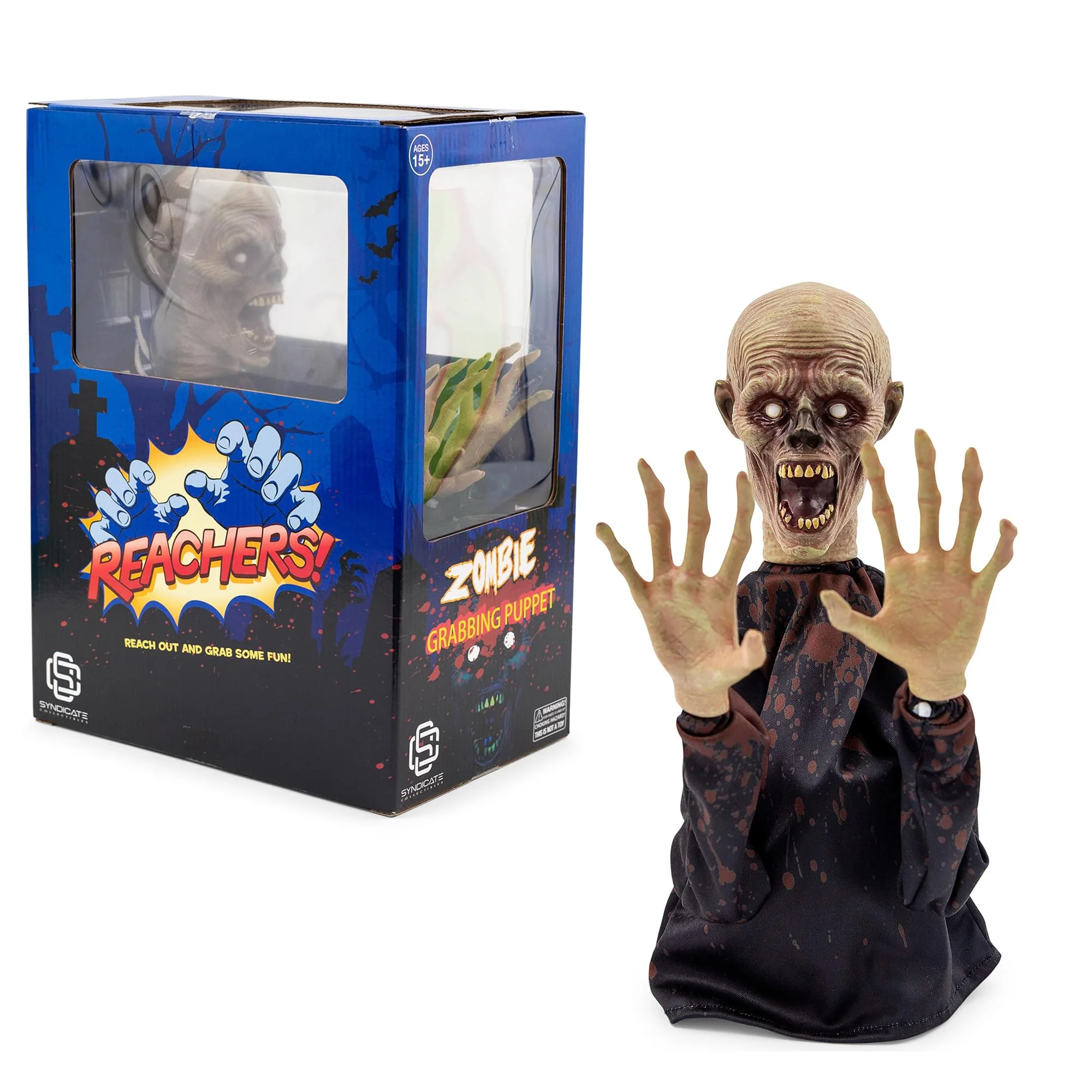 Horror Reachers Zombie 13-Inch Boxing Puppet Toy | Toynk Exclusive - Image 2