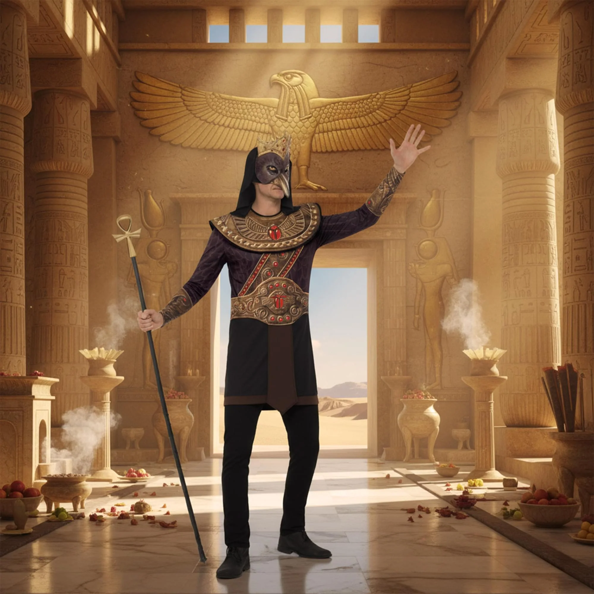 Horus God of the Sky Adult Costume - Image 4