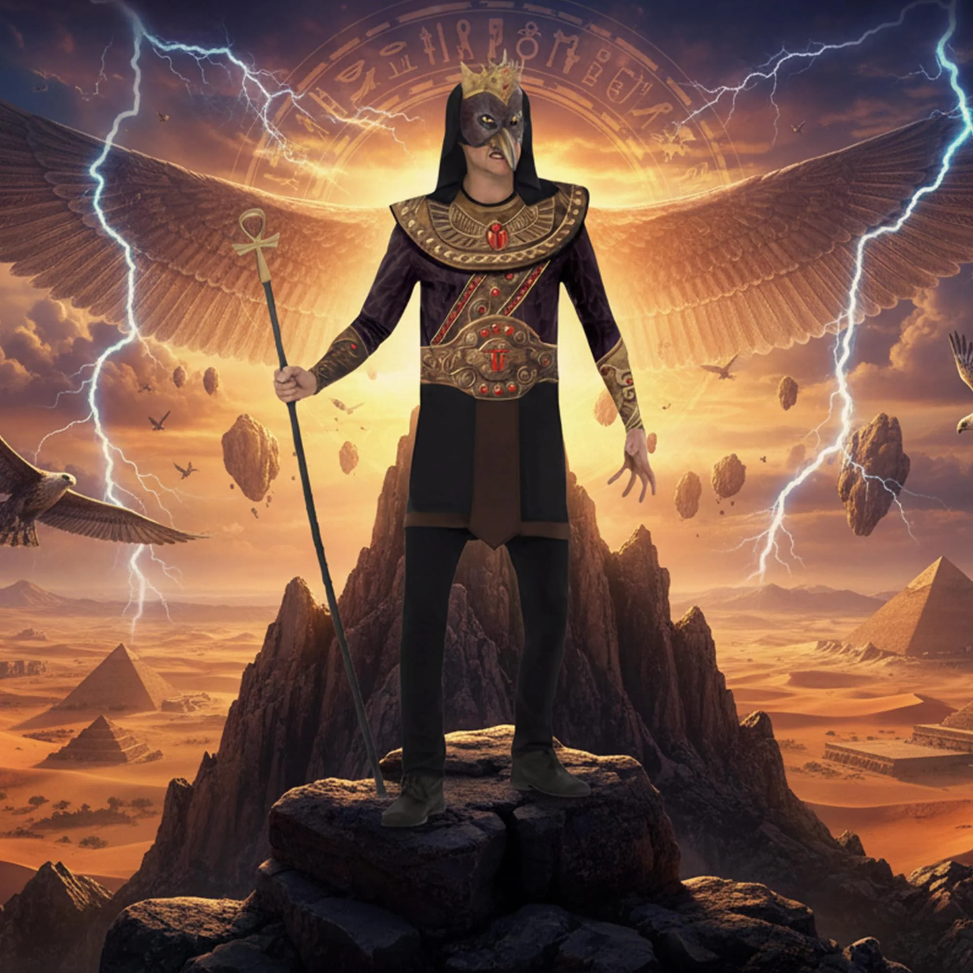 Horus God of the Sky Adult Costume - Image 9