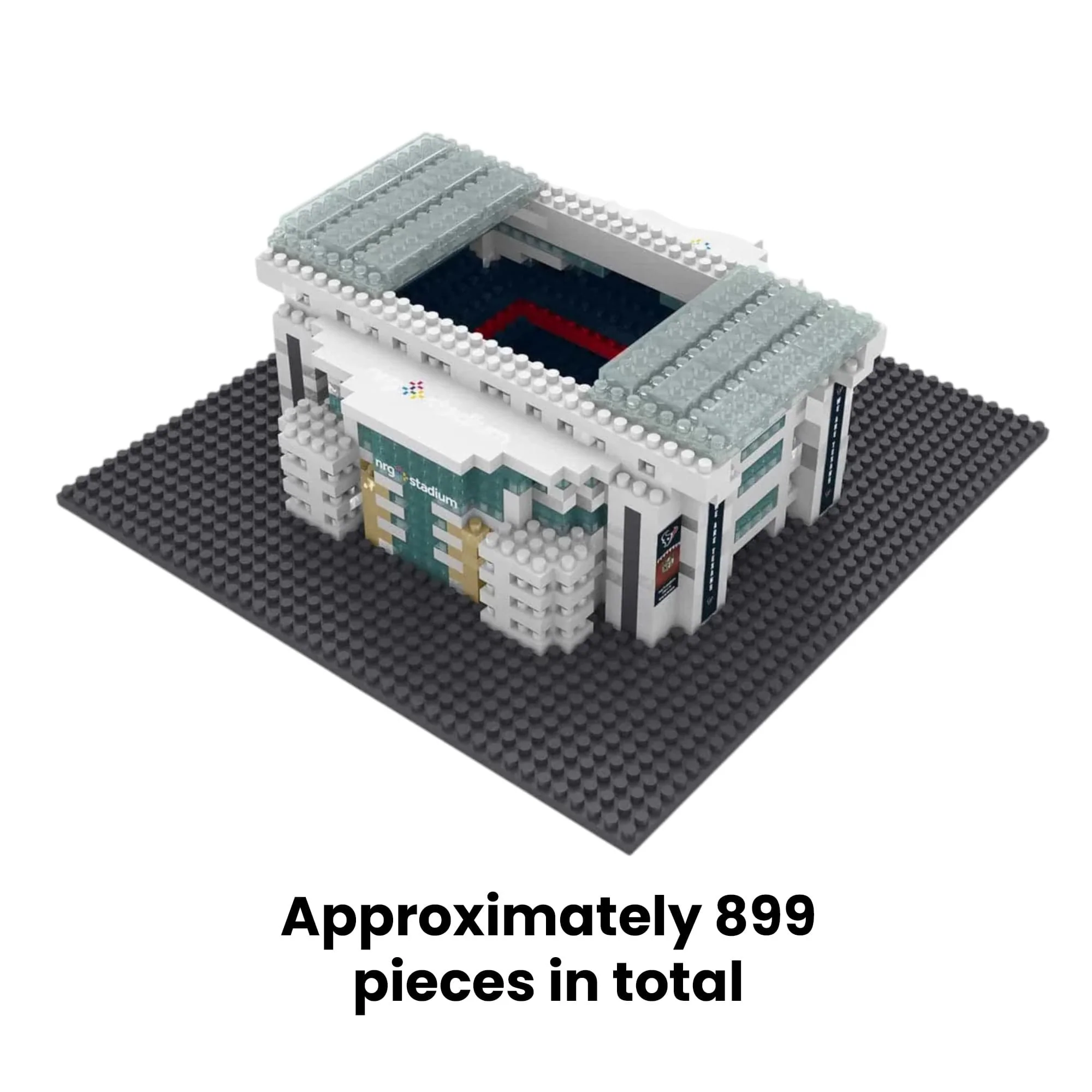 Houston Texans NFL BRXLZ Mini Stadium 899-Piece Building Block Set - Image 2