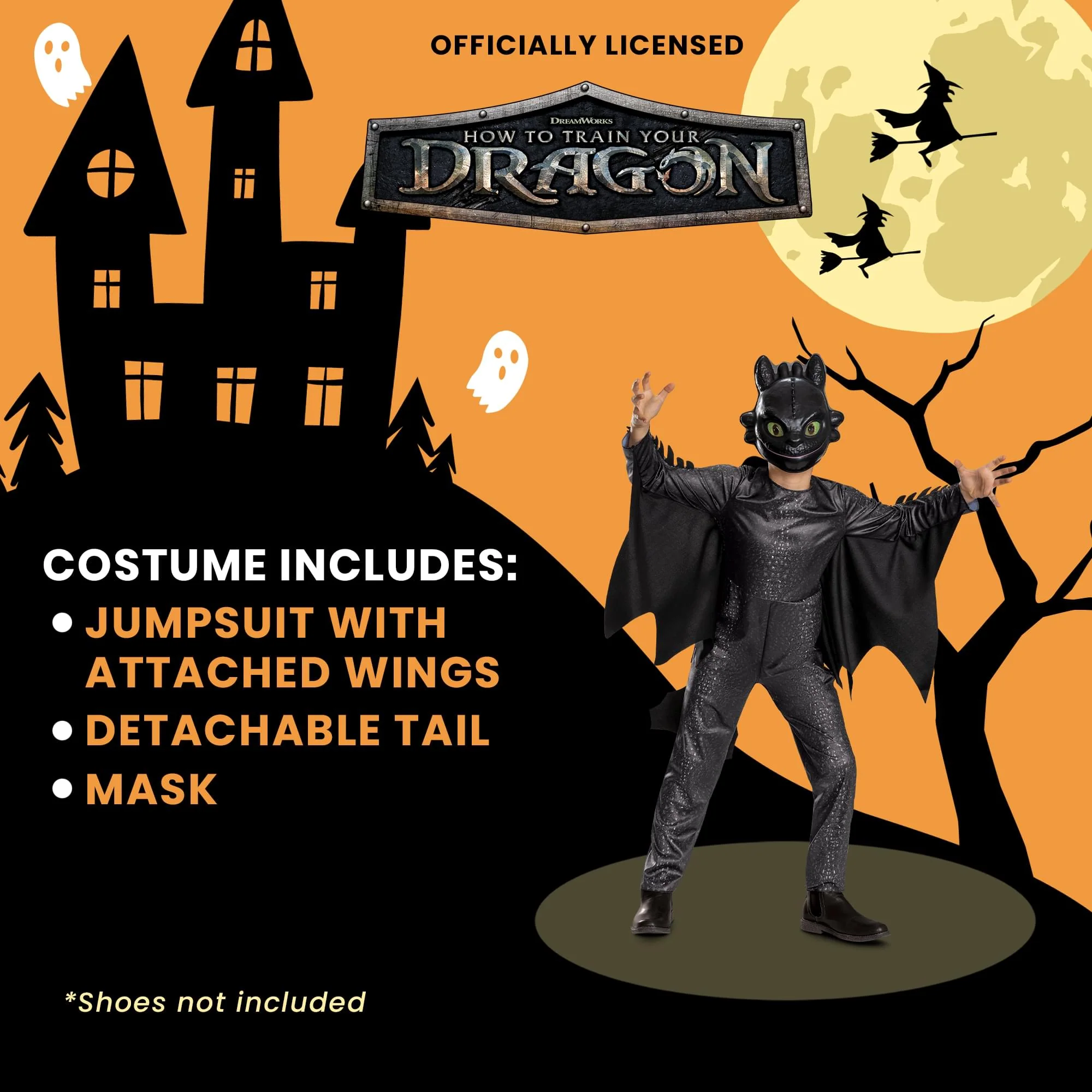 How To Train Your Dragon Toothless Classic Child Costume - Image 5