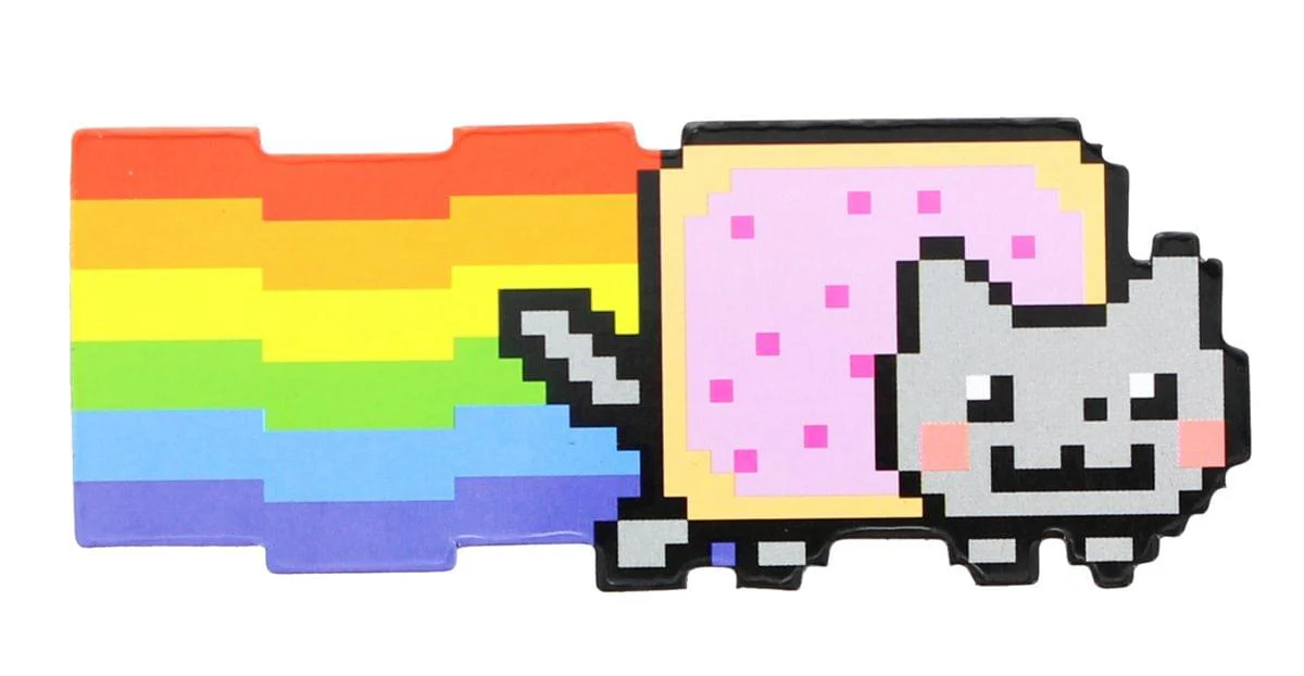 I Love Nyan Cat Bundle: Magnet, Shot Glass, iPhone 5 Case - Image 3