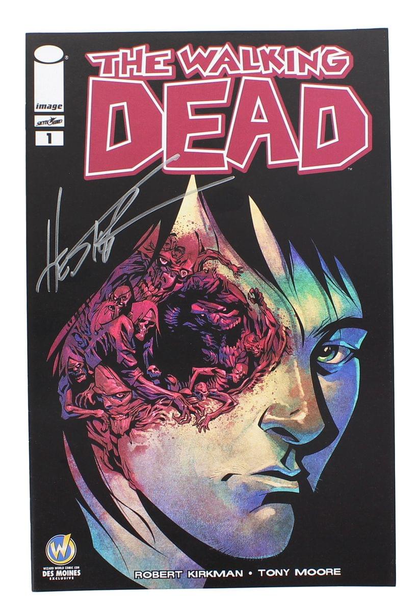 Image Comics The Walking Dead #1 | WW Des Moines Color Cover | AUTOGRAPHED - Phil Hester