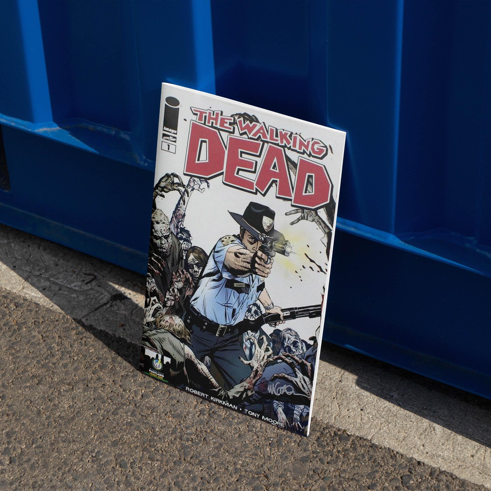 Image Comics The Walking Dead #1 | WW Portland Color Cover | AUTOGRAPHED - Michael Golden - Image 3
