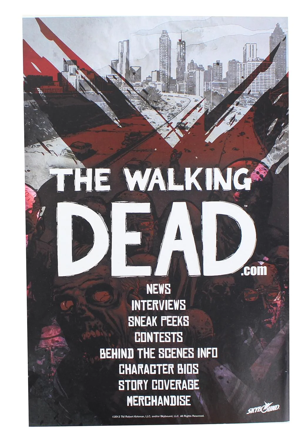 Image Comics The Walking Dead #1 | WW Tulsa B&W Cover - Image 2