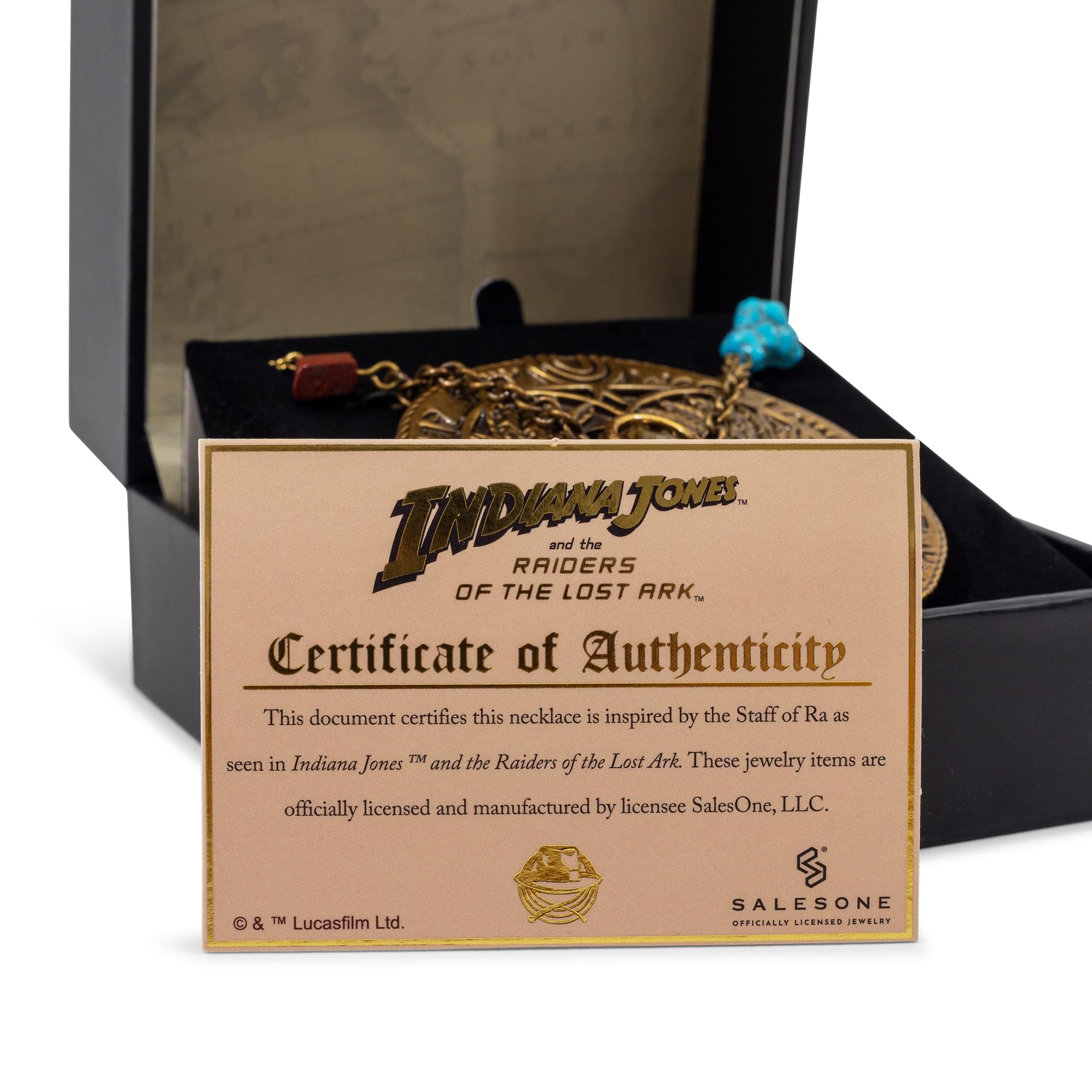 Indiana Jones Raiders Of The Lost Ark Staff Of Ra Pendant Necklace Replica - Image 4