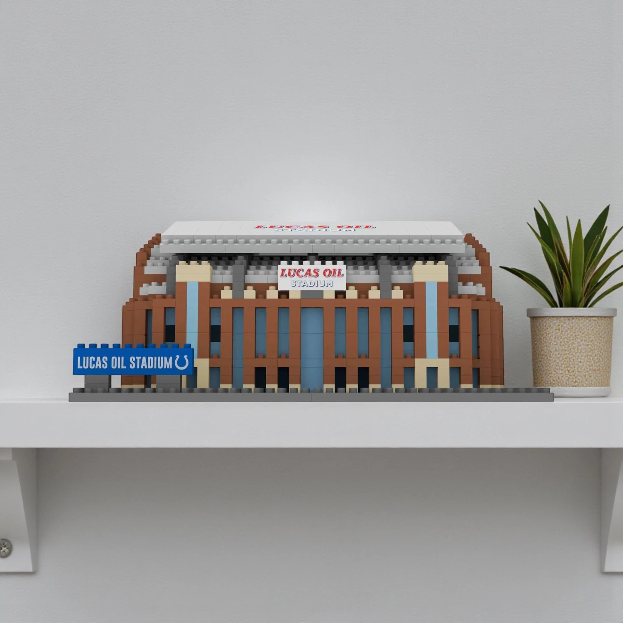 Indianapolis Colts NFL BRXLZ Mini Stadium 1123-Piece Building Block Set - Image 7