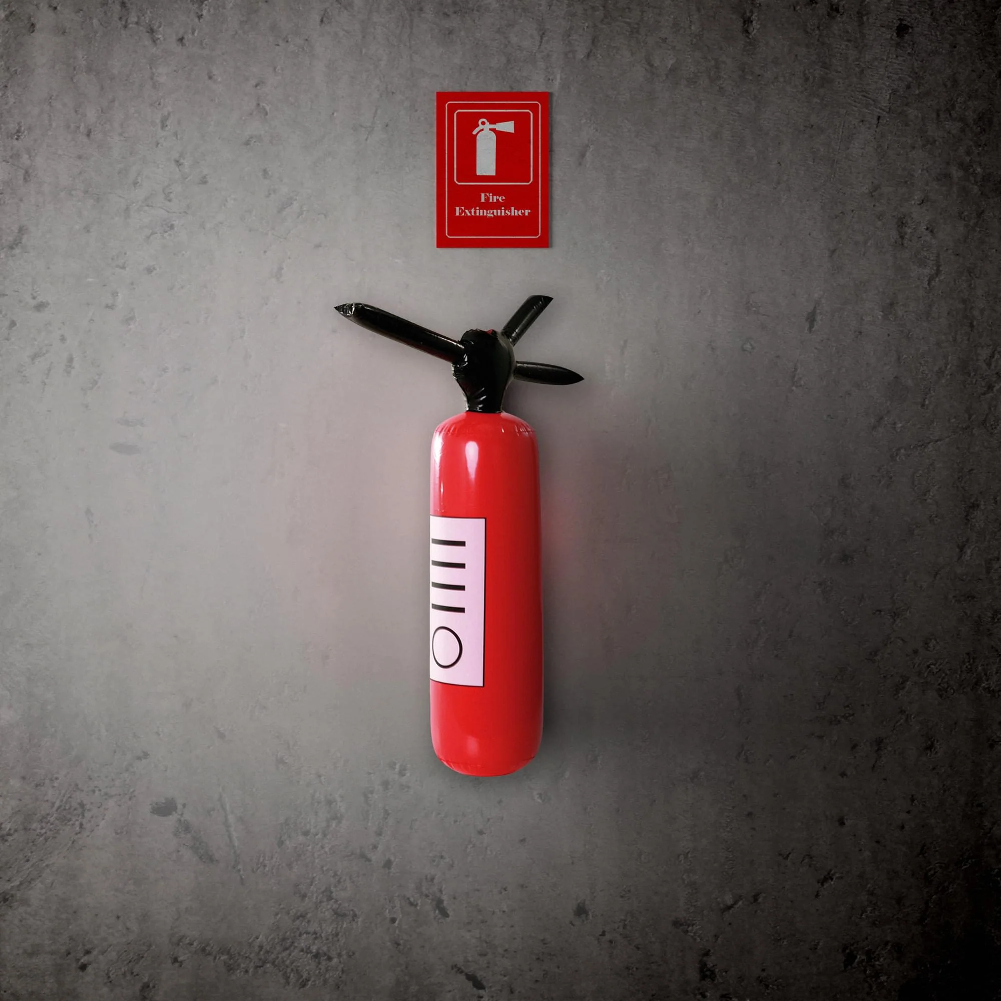 Inflatable Fire Extinguisher Adult Costume Accessory - Image 2