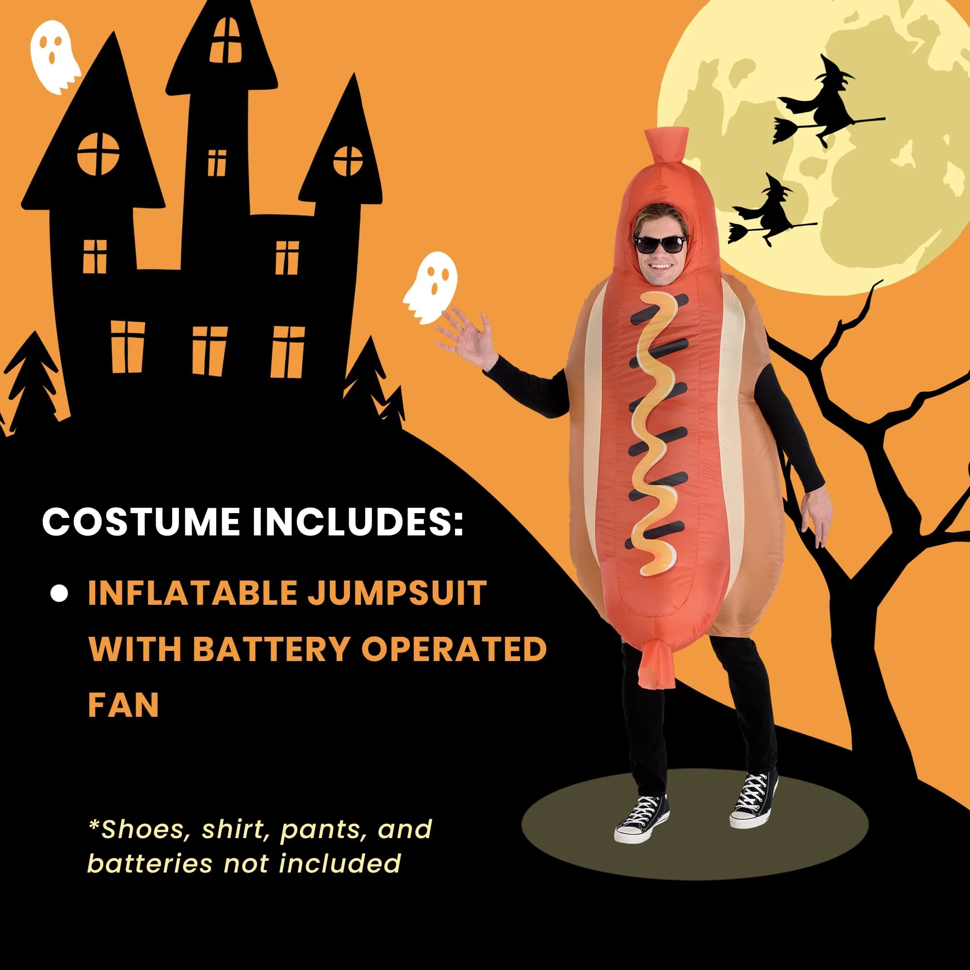 Inflatable Hot Dog Adult Costume | One Size - Image 5