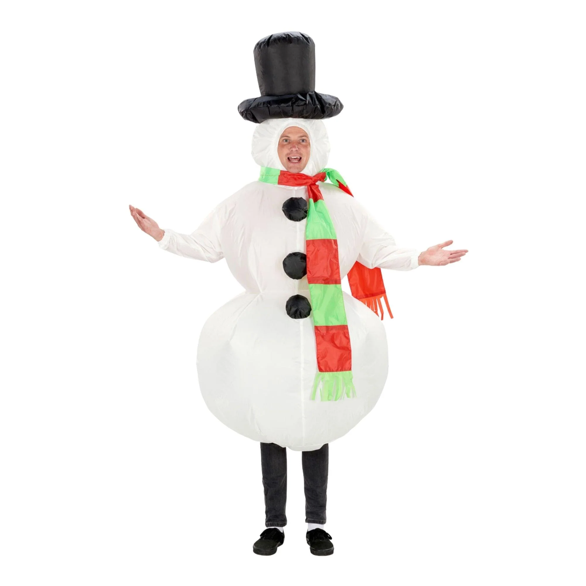 Inflatable Snowman Adult Costume - Image 8