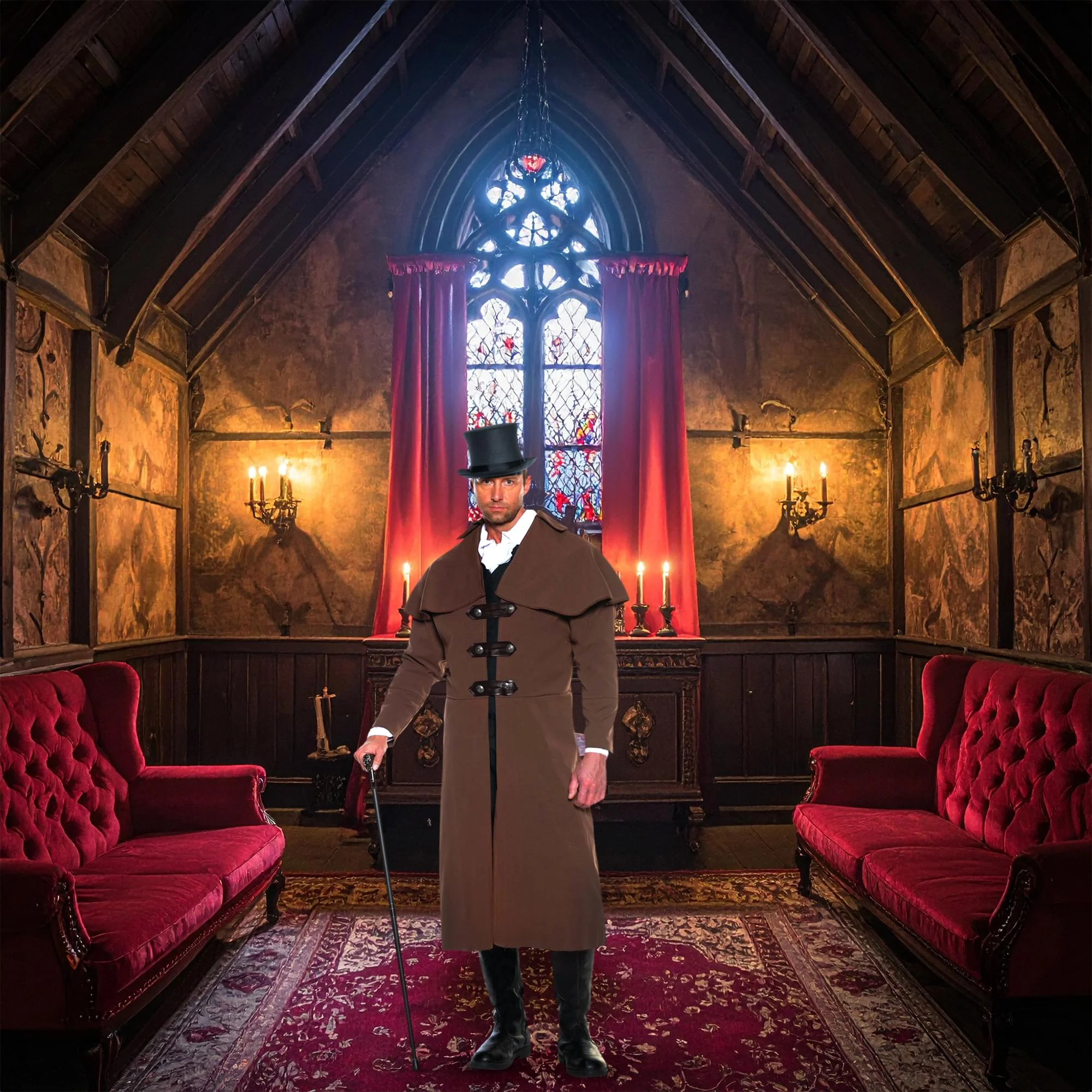 Interview With The Vampire Adult Costume Carriage Coat - Image 13