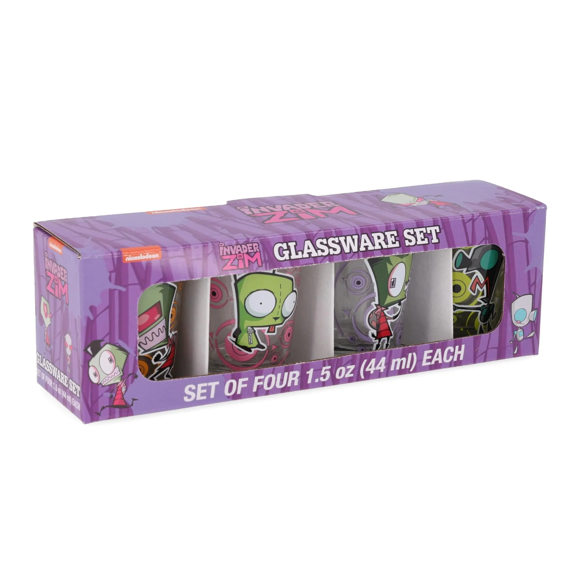 Invader Zim Characters 2-Ounce Mini Shot Glasses | Set of 4 - Image 2