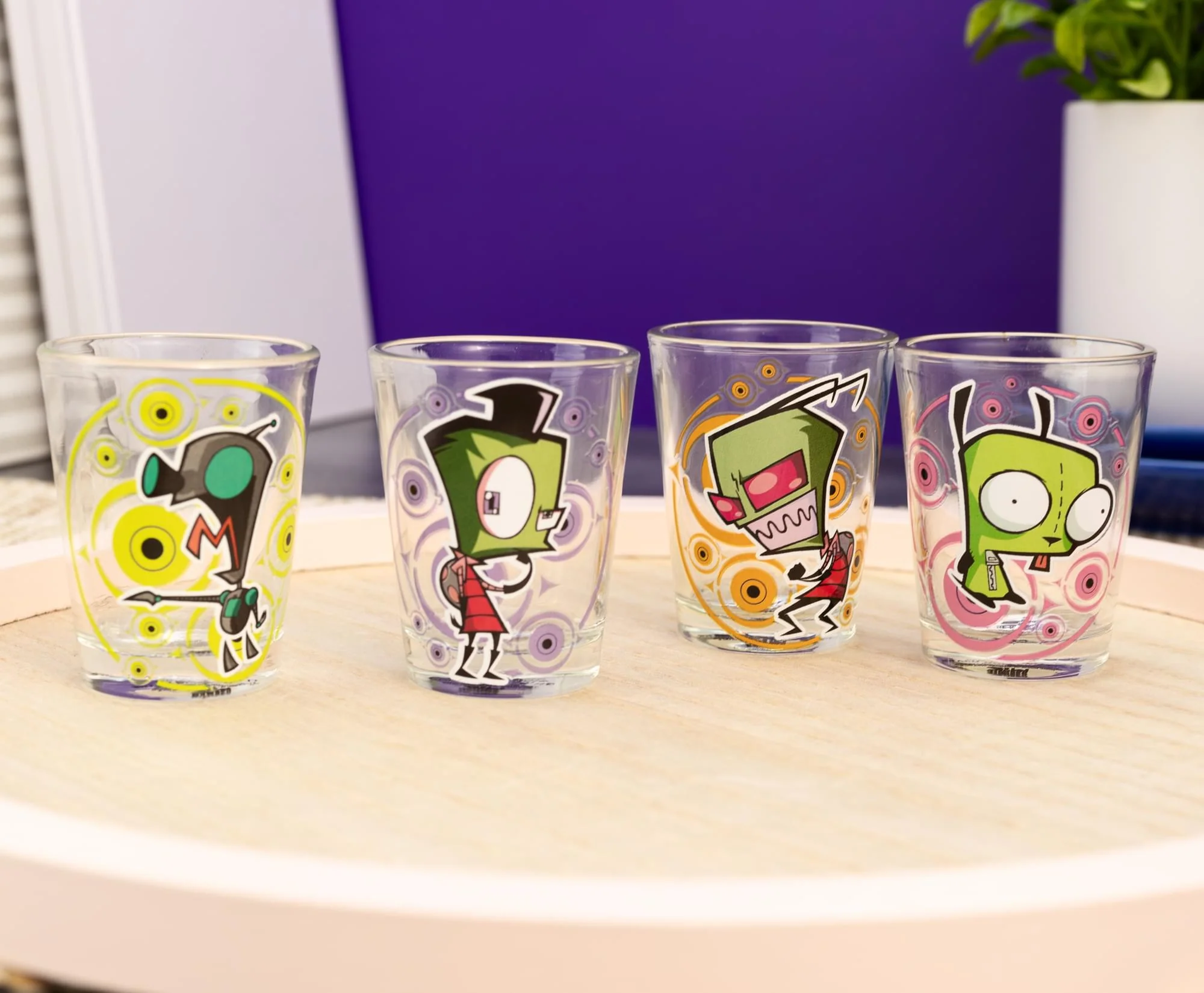 Invader Zim Characters 2-Ounce Mini Shot Glasses | Set of 4 - Image 5