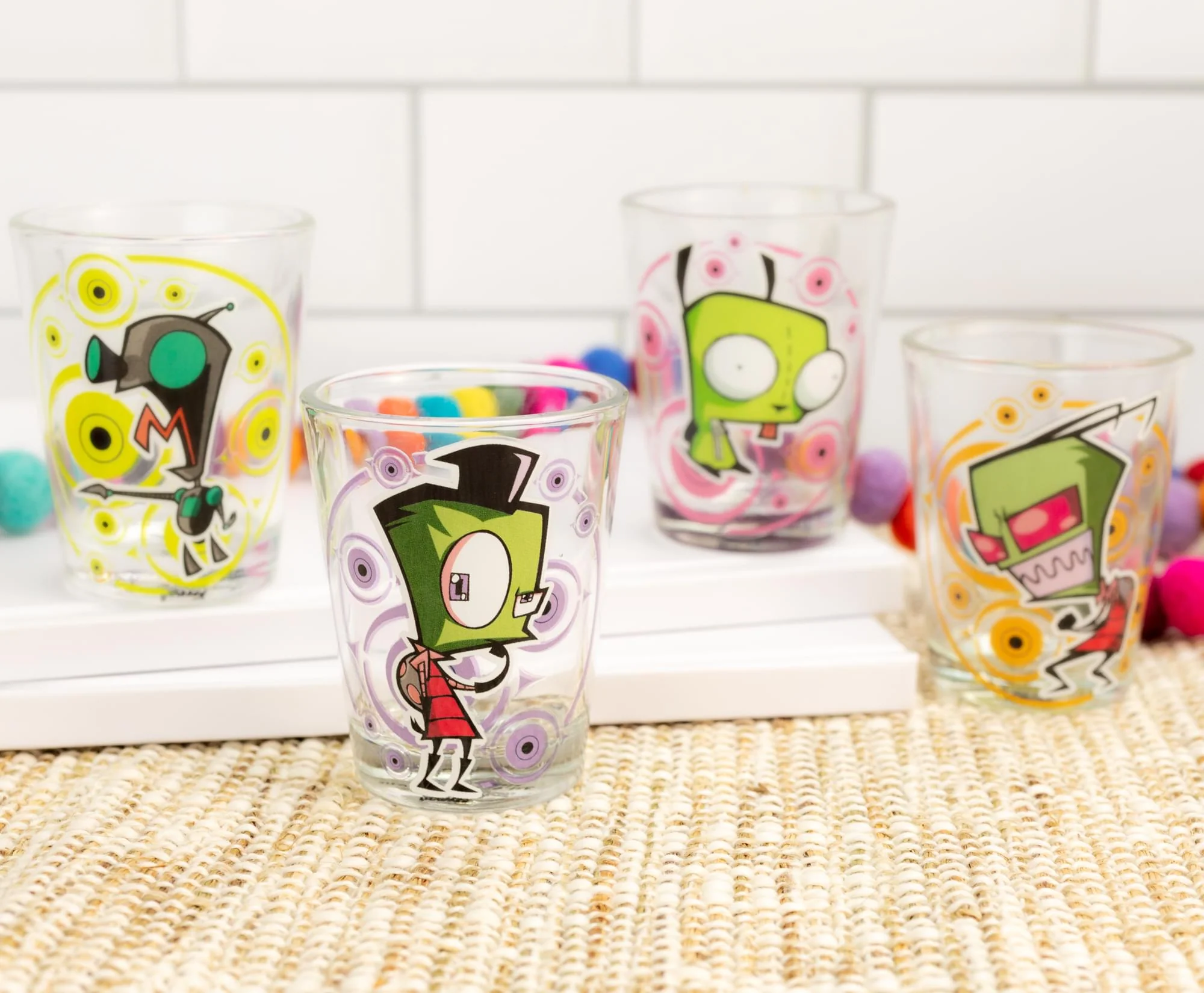 Invader Zim Characters 2-Ounce Mini Shot Glasses | Set of 4 - Image 7
