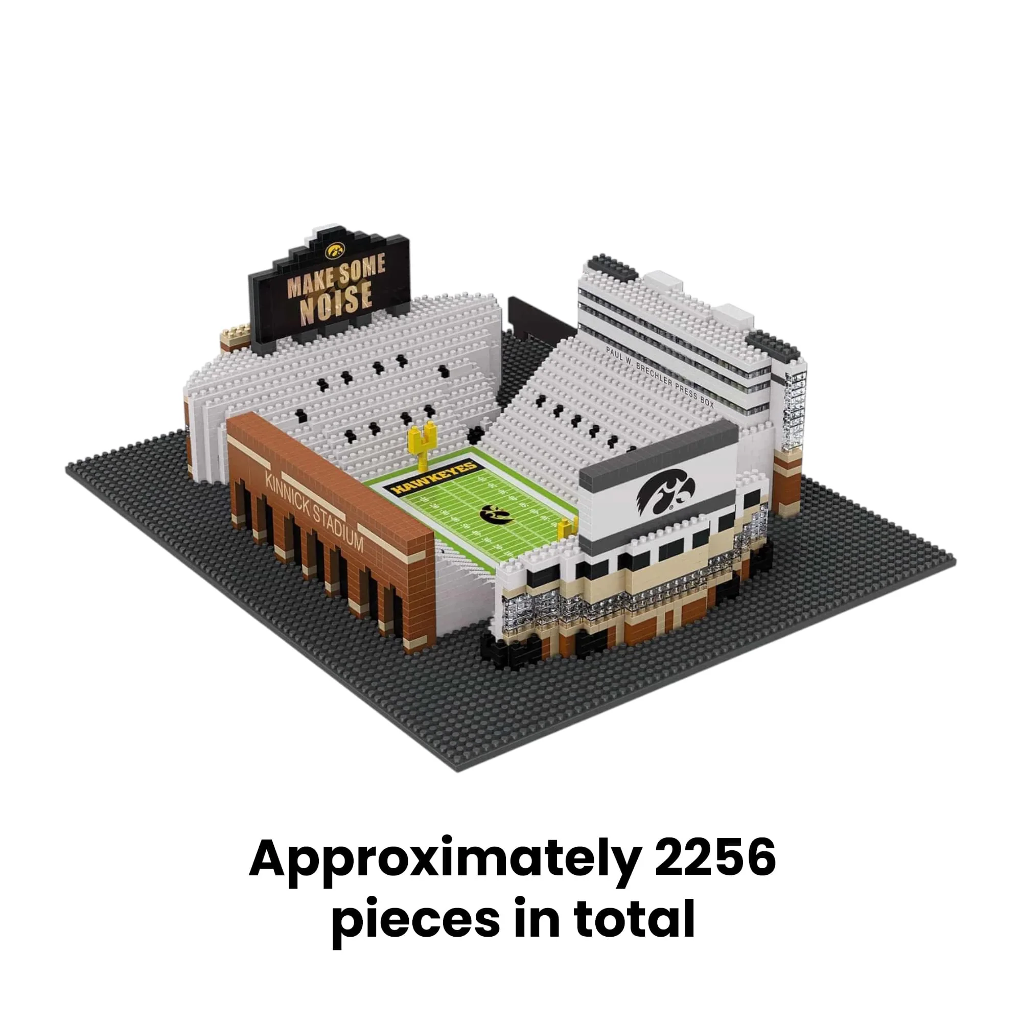 Iowa Hawkeyes NCAA BRXLZ Stadium 2256-Piece Building Block Set - Image 2