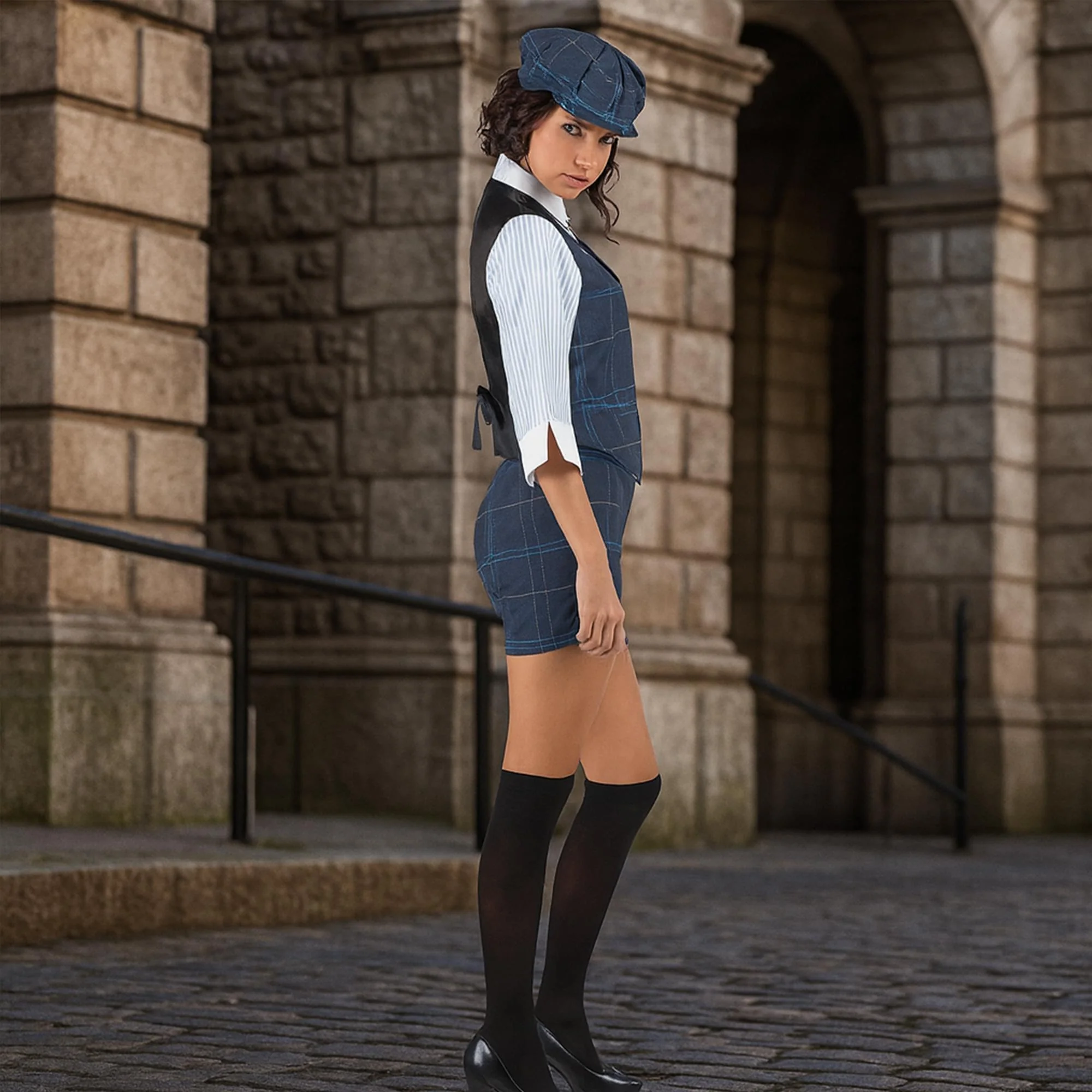 Irish Gangster Adult Female Costume - Image 26