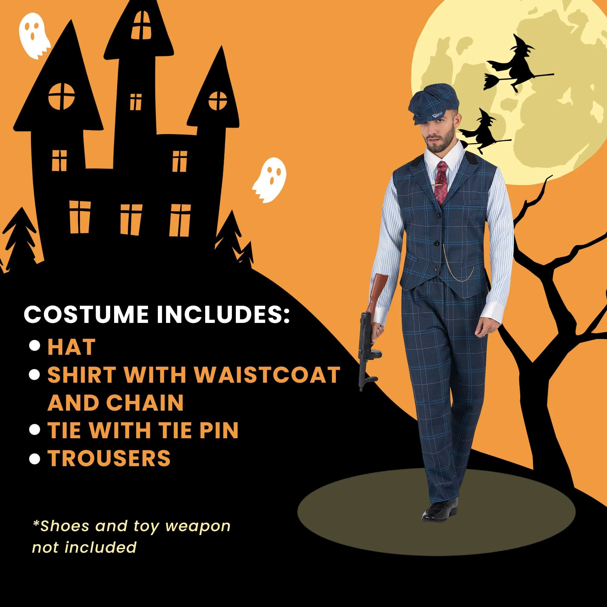 Irish Gangster Adult Male Costume - Image 15