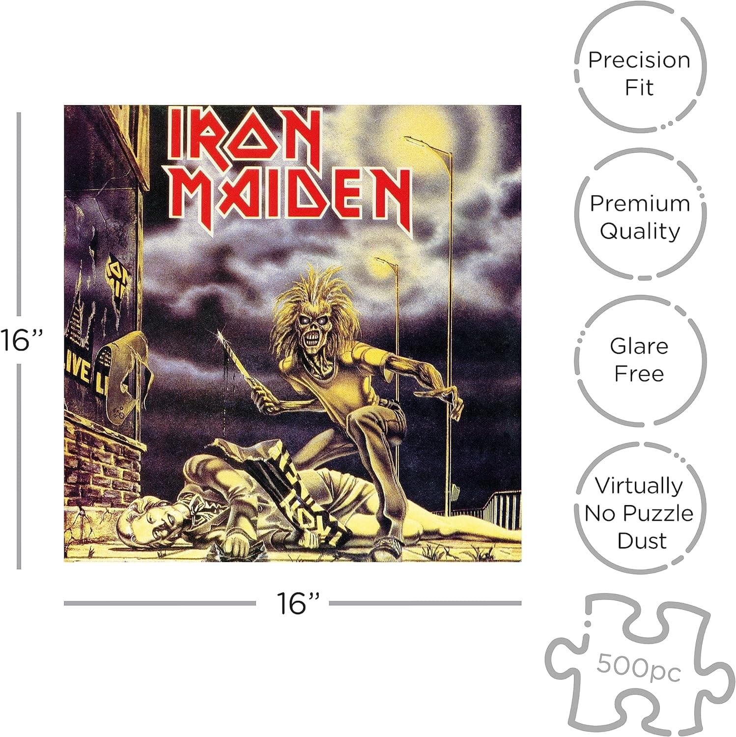 Iron Maiden 500 Piece Jigsaw Puzzle - Image 3