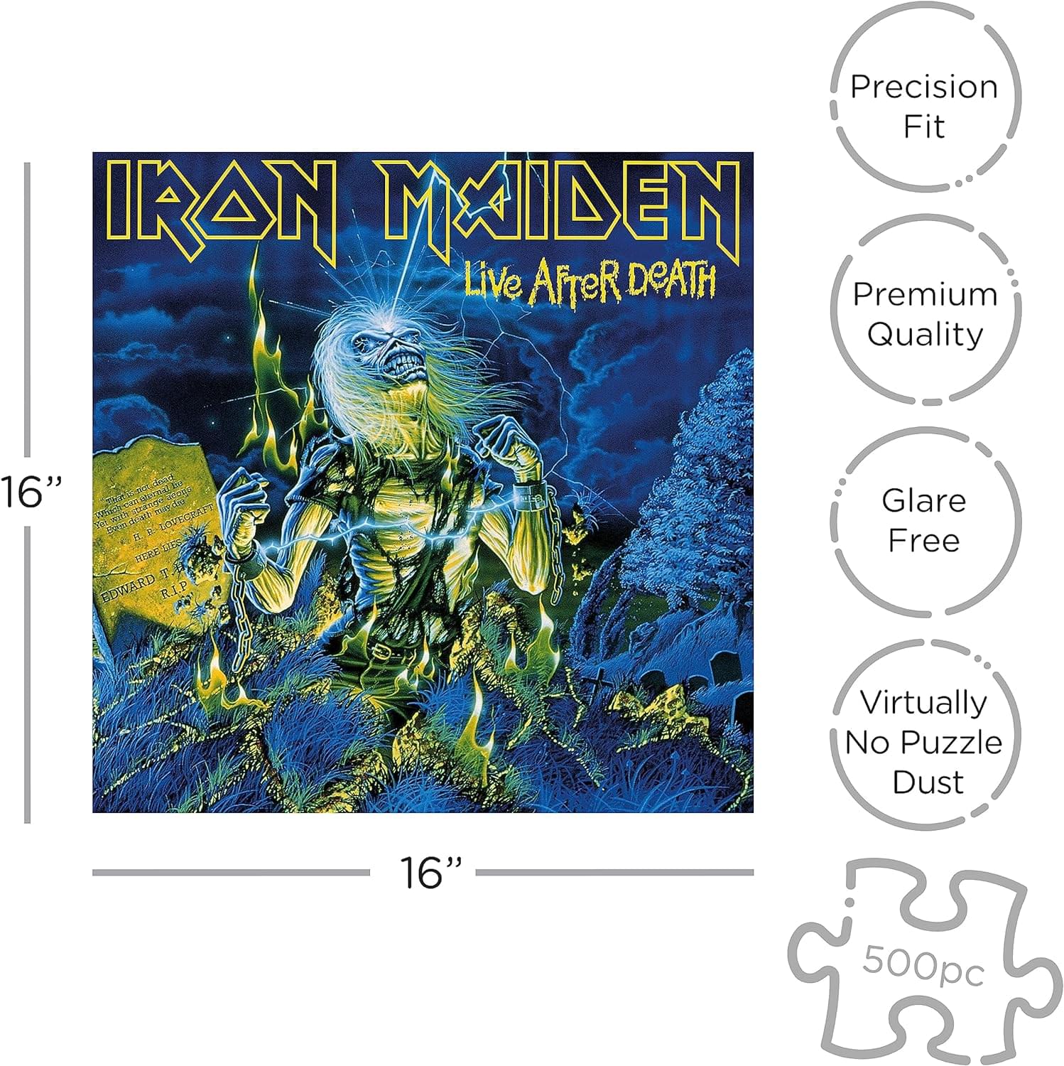 Iron Maiden Live After Death 500 Piece Jigsaw Puzzle - Image 2