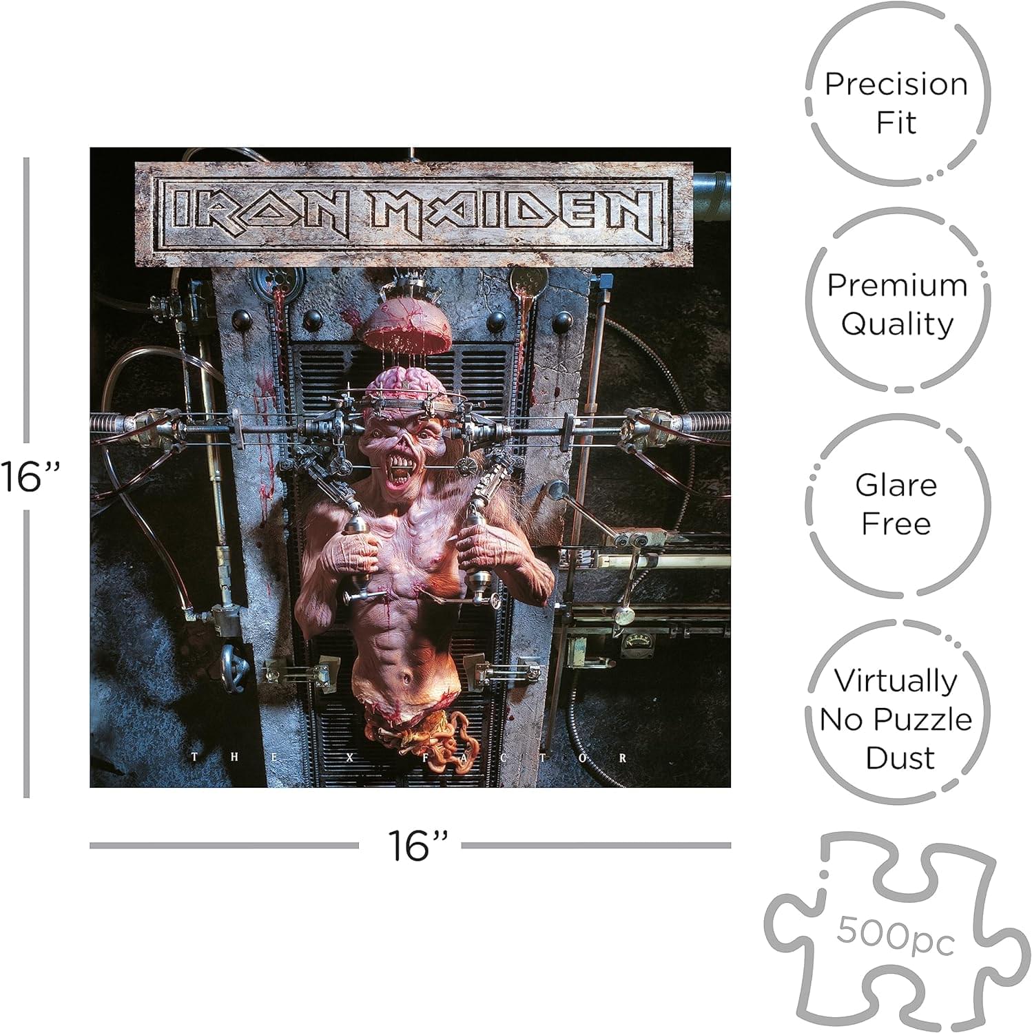 Iron Maiden The X Factor 500 Piece Jigsaw Puzzle - Image 3