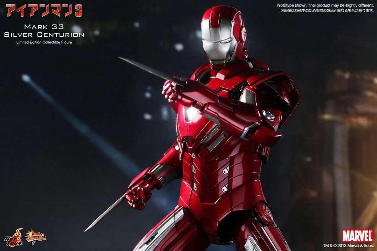 Iron Man 3 Silver Centurian Mark XXXIII (33) Hot Toys 1:6 Scale Figure - Image 4