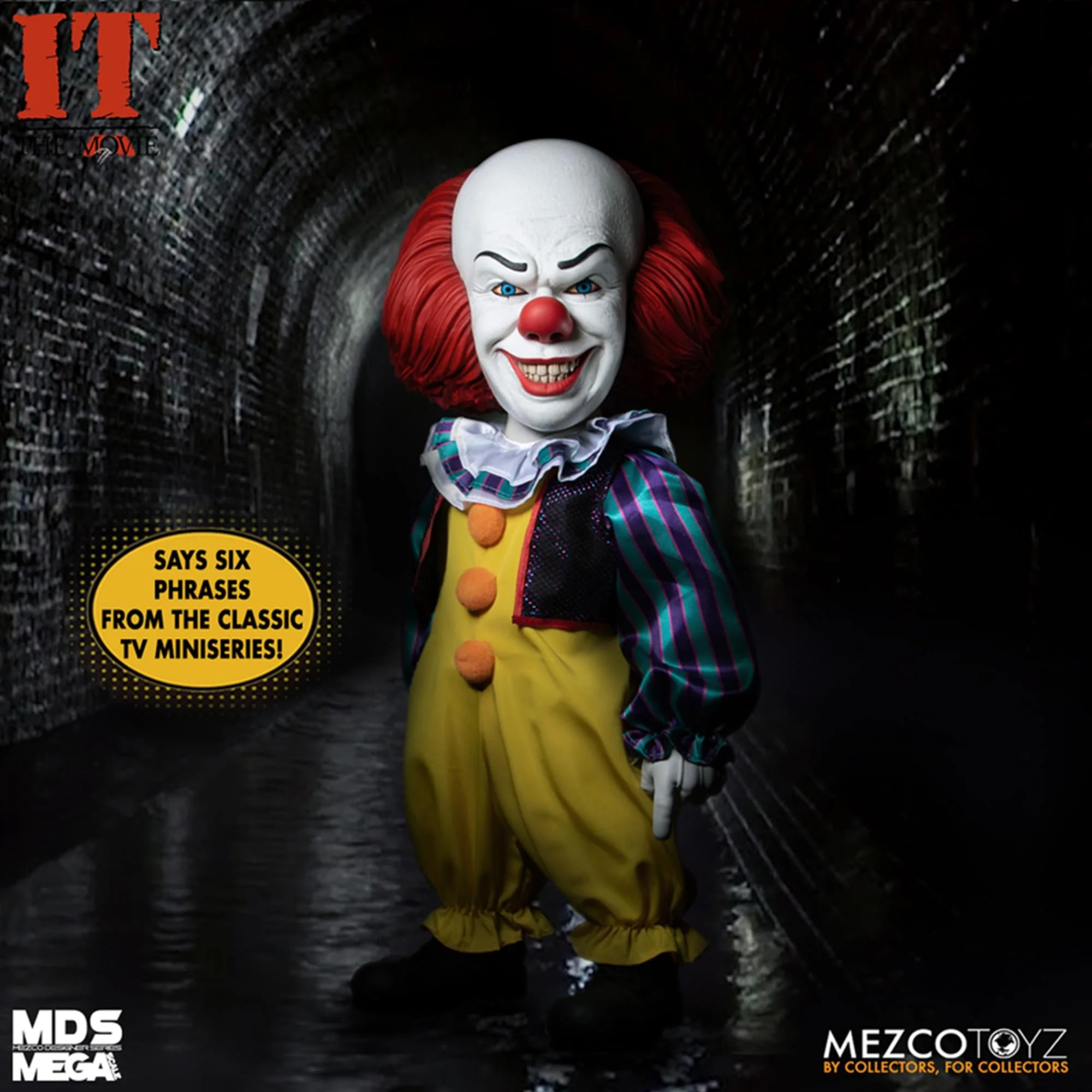 IT (1990) MDS Mega Scale Talking Pennywise Figure - Image 2