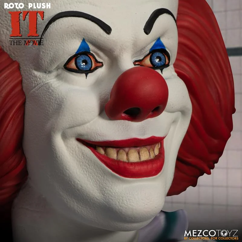 IT (1990) Mezco Designer Series 18 Inch Pennywise Roto Plush - Image 2