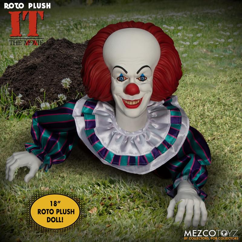 IT (1990) Mezco Designer Series 18 Inch Pennywise Roto Plush - Image 9