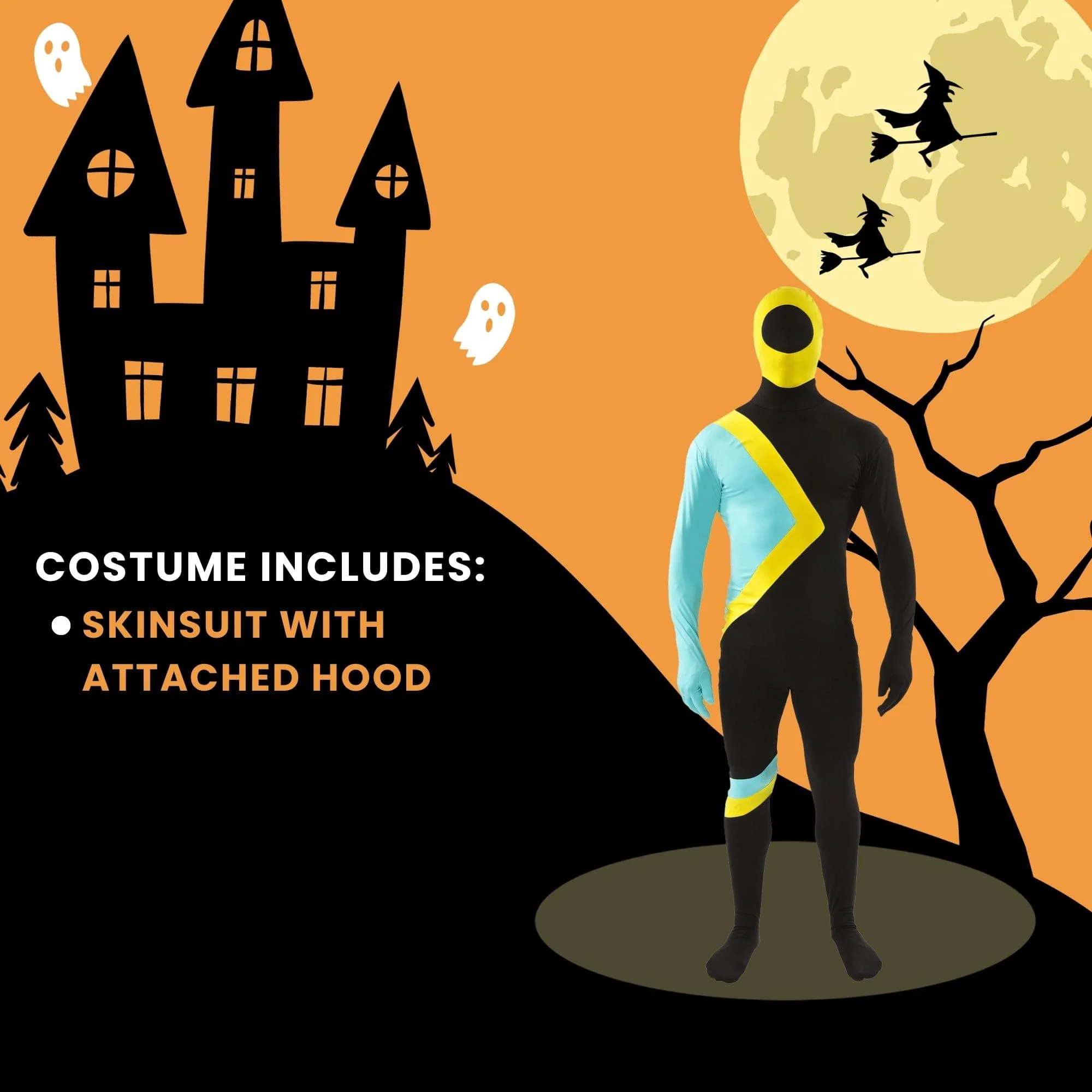 Jamaican Bobsleigh Adult Costume Skinsuit - Image 24