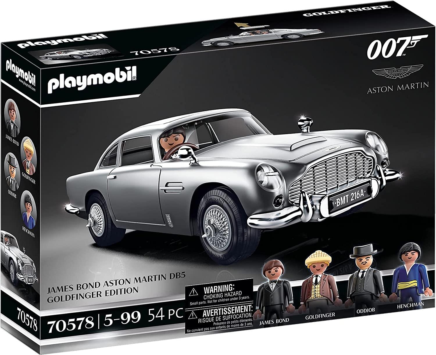 James Bond Playmobil 70578 Aston Martin DB5 Building Set | Goldfinger Edition - Image 2