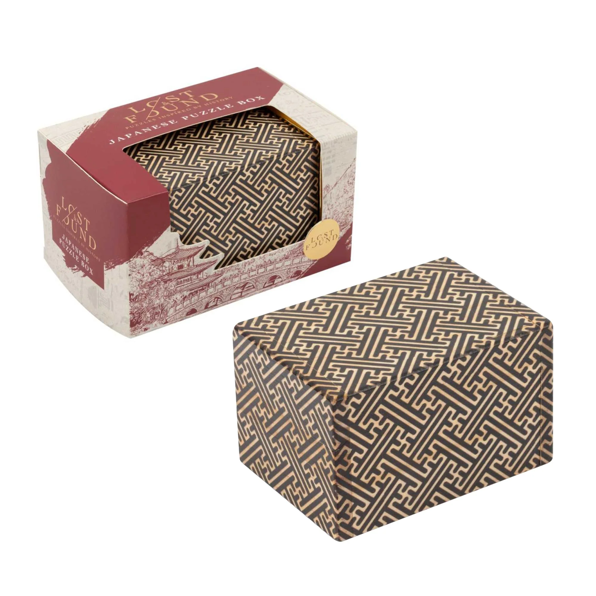 Japanese Wooden Puzzle Box - Image 3