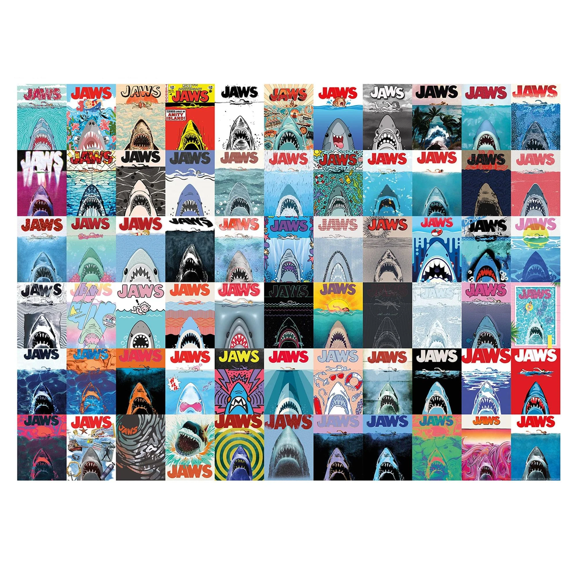 JAWS 500 Piece Jigsaw Puzzle and Tin Fun Box Set - Image 2
