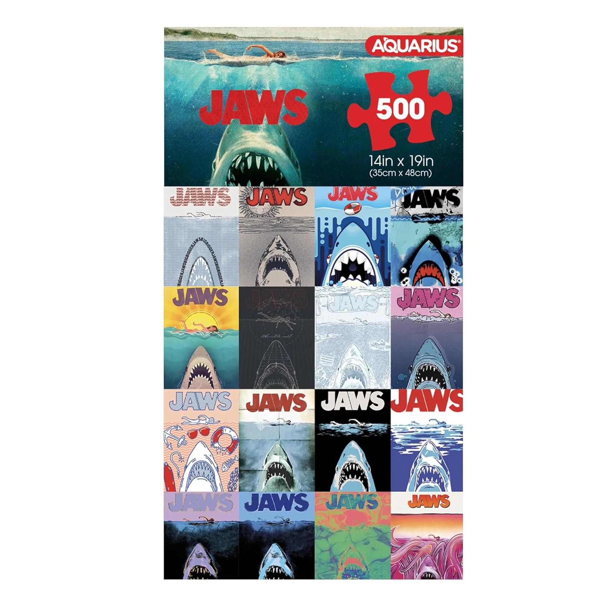 JAWS 50th Anniversary Movie Posters 500 Piece Jigsaw Puzzle - Image 3