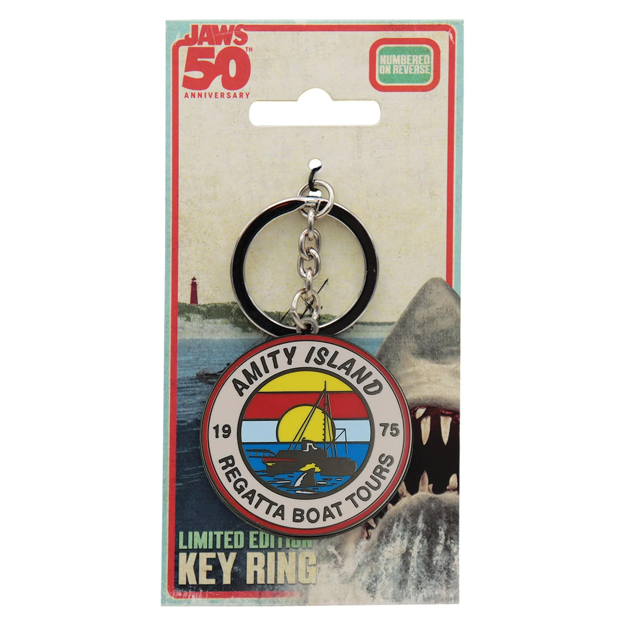 Jaws 50th Anniversary "Regatta Boat Tour" Limited Edition Keyring - Image 2
