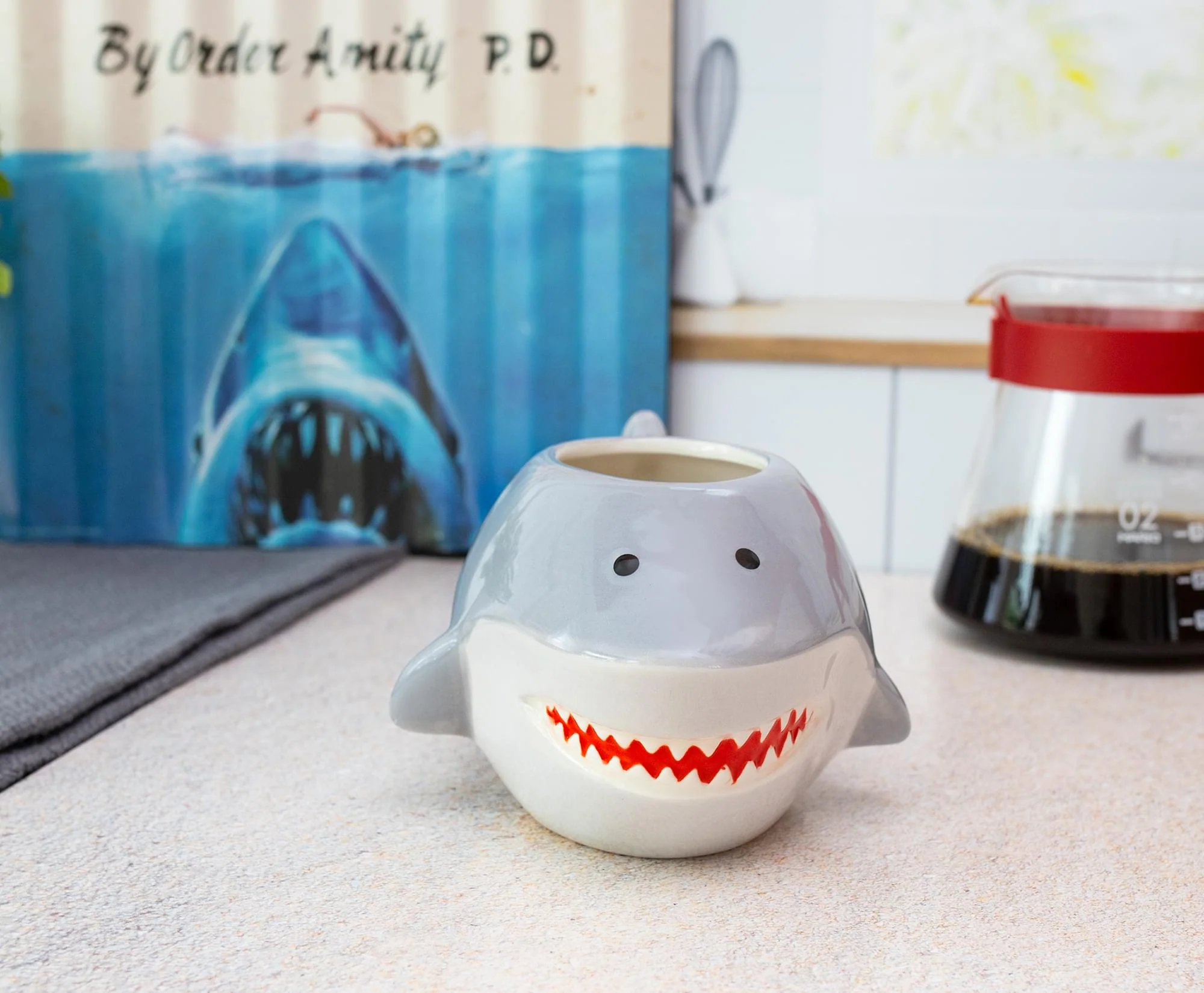 Jaws Great White Shark Sculpted Ceramic Mug | Holds 20 Ounces - Image 5
