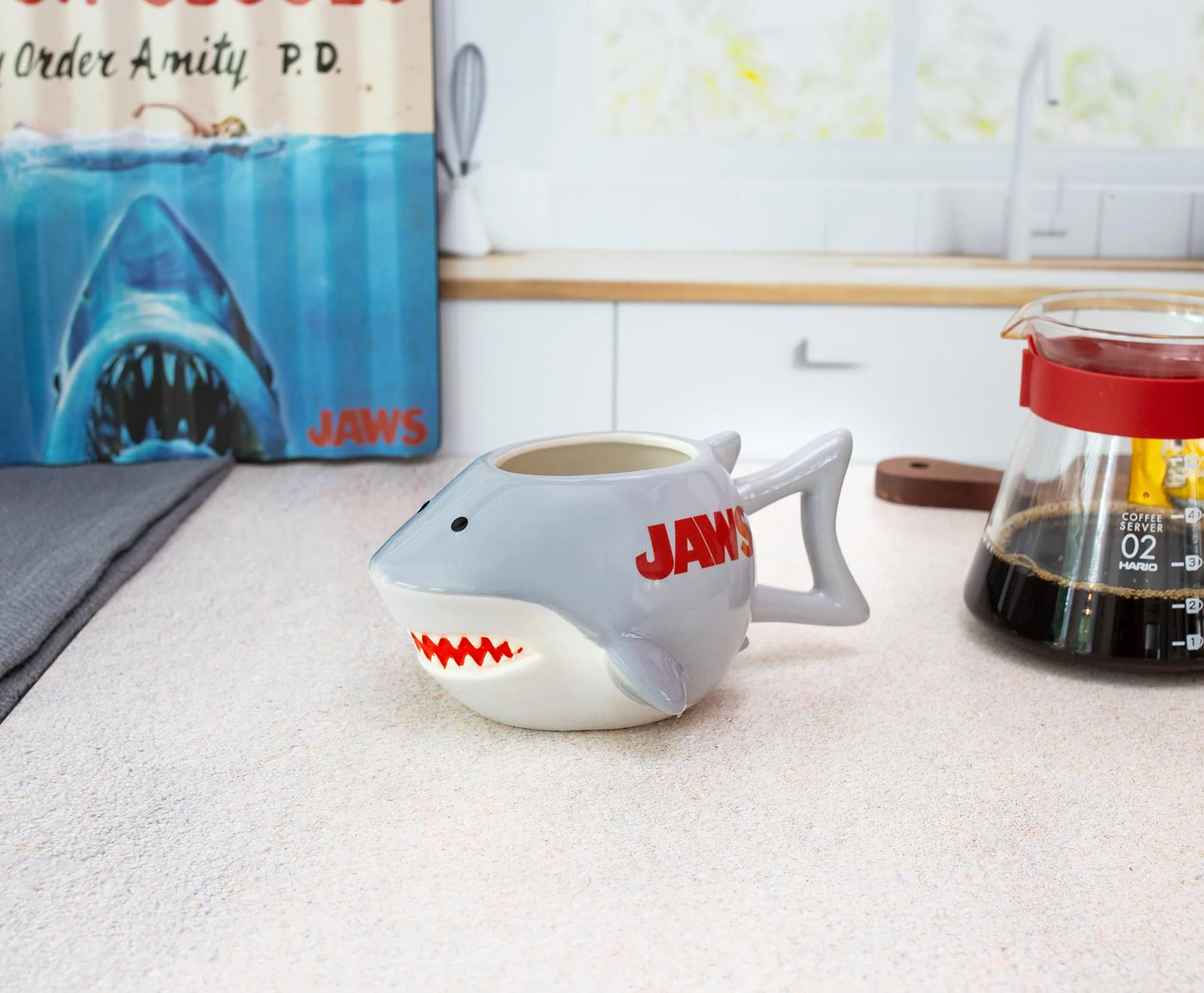 Jaws Great White Shark Sculpted Ceramic Mug | Holds 20 Ounces - Image 6