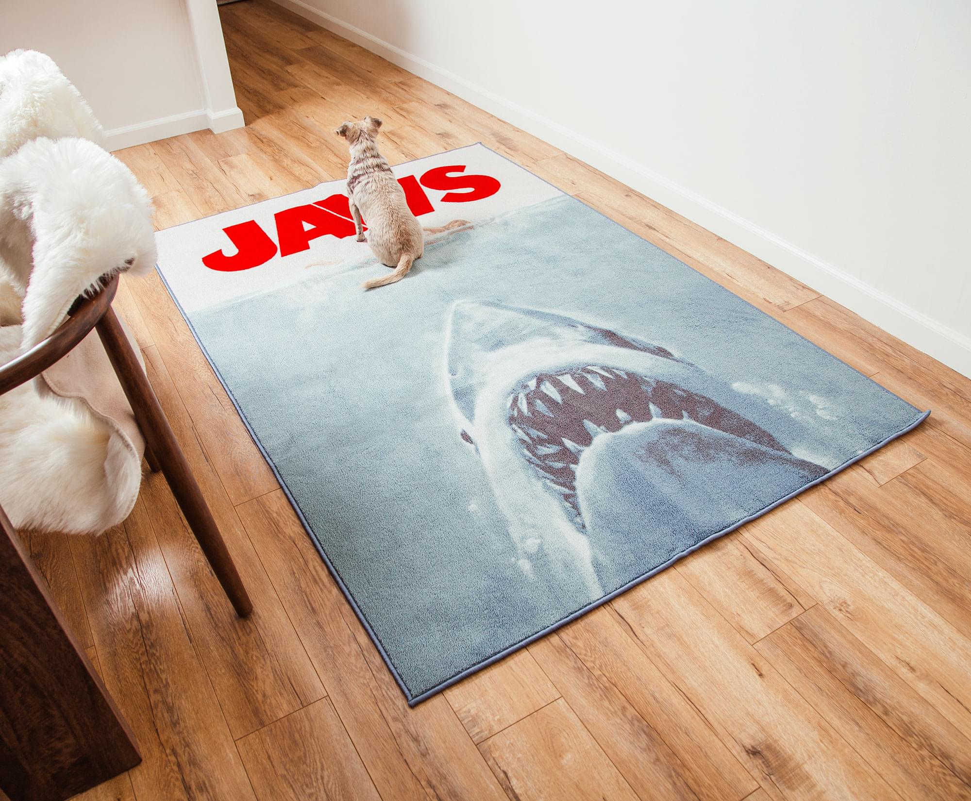 JAWS Movie Poster Printed Area Rug | 52 x 78 Inches - Image 6
