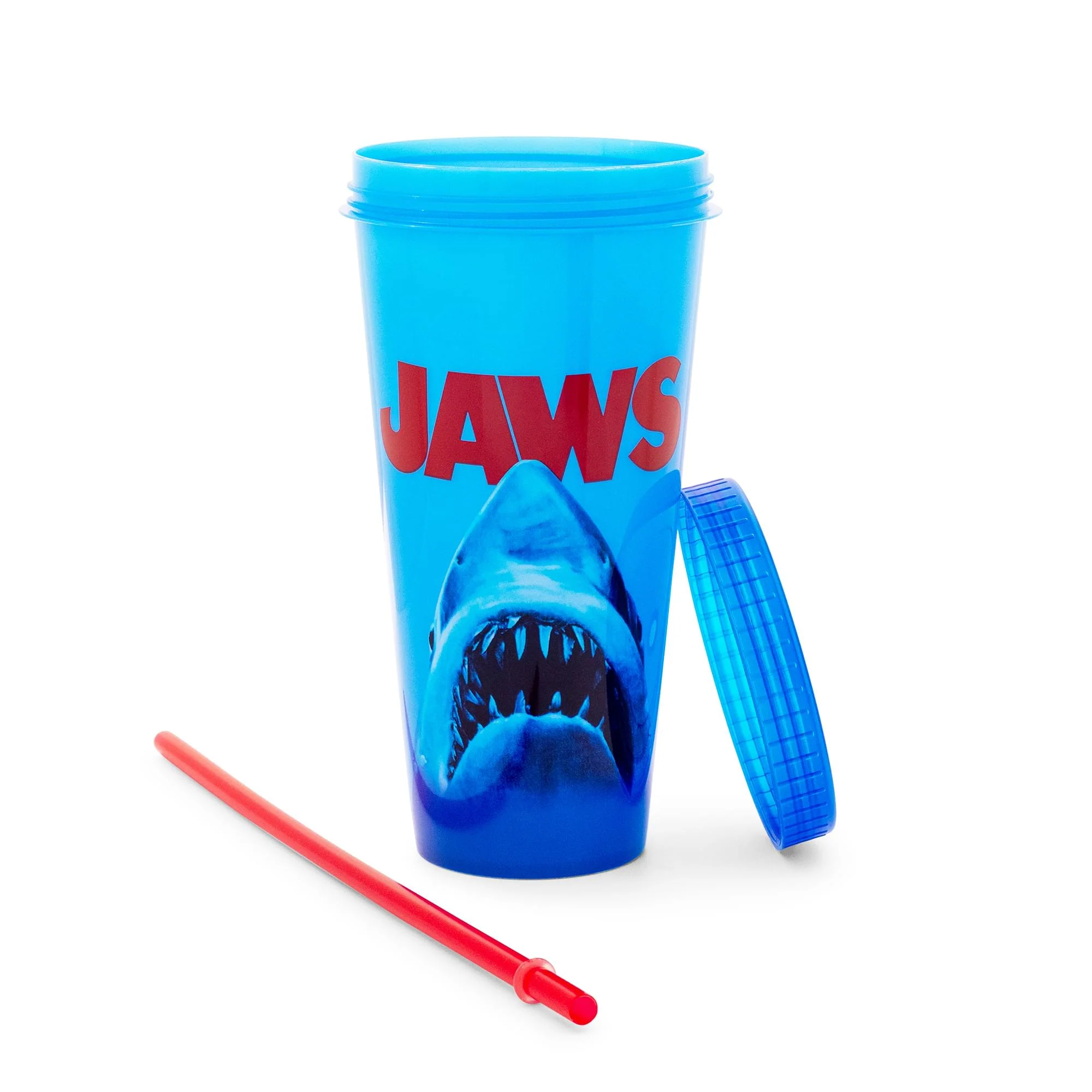 Jaws Poster Logo Color-Changing Tumbler With Lid and Straw | Holds 24 Ounces - Image 3