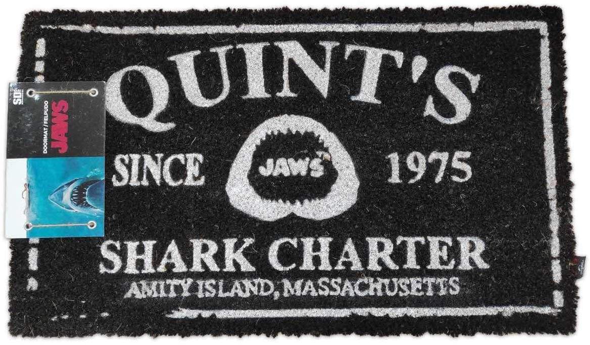 Jaws Quints Shark Charter 17x29 Inch Coir Doormat - Image 2
