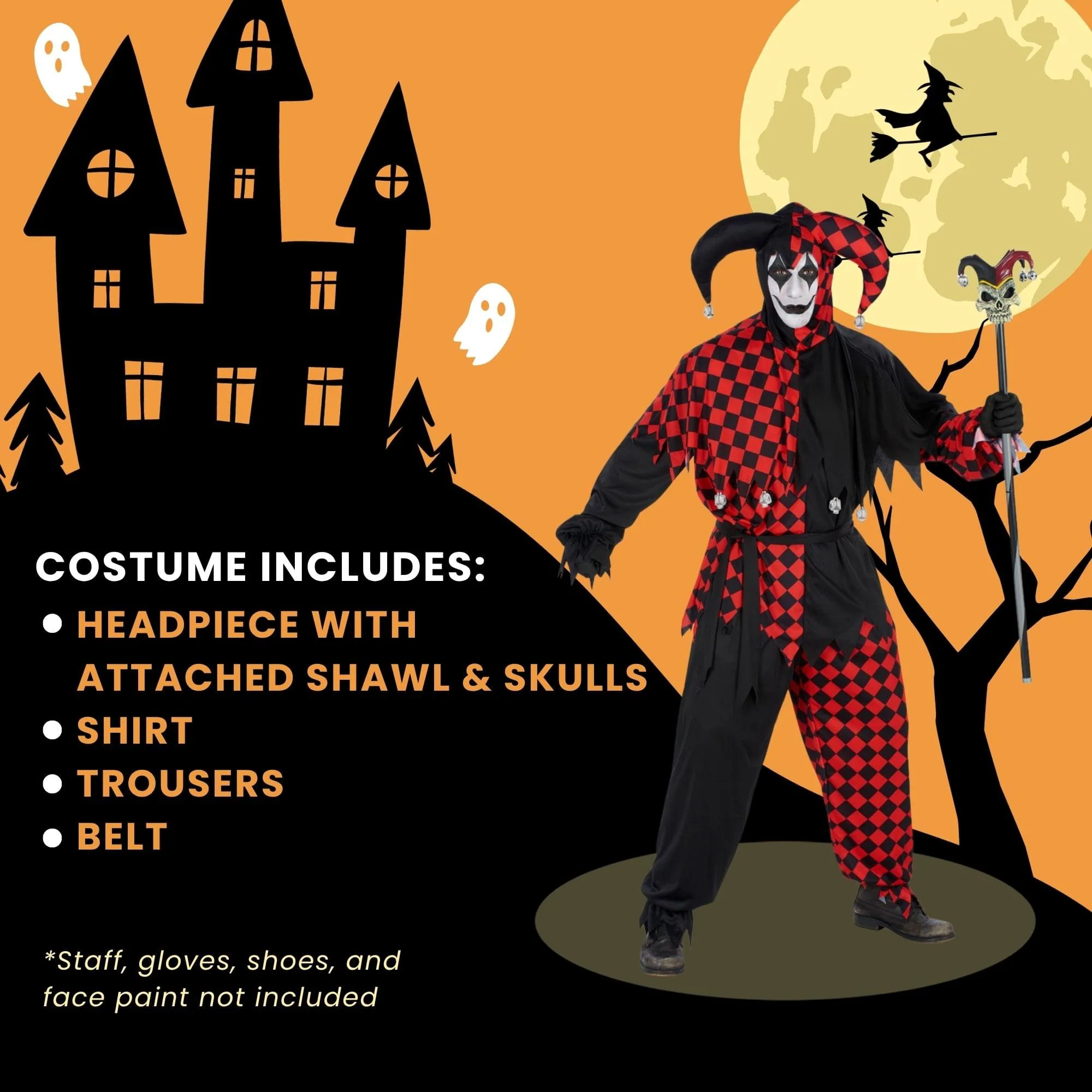 Jester Adult Costume - Image 7