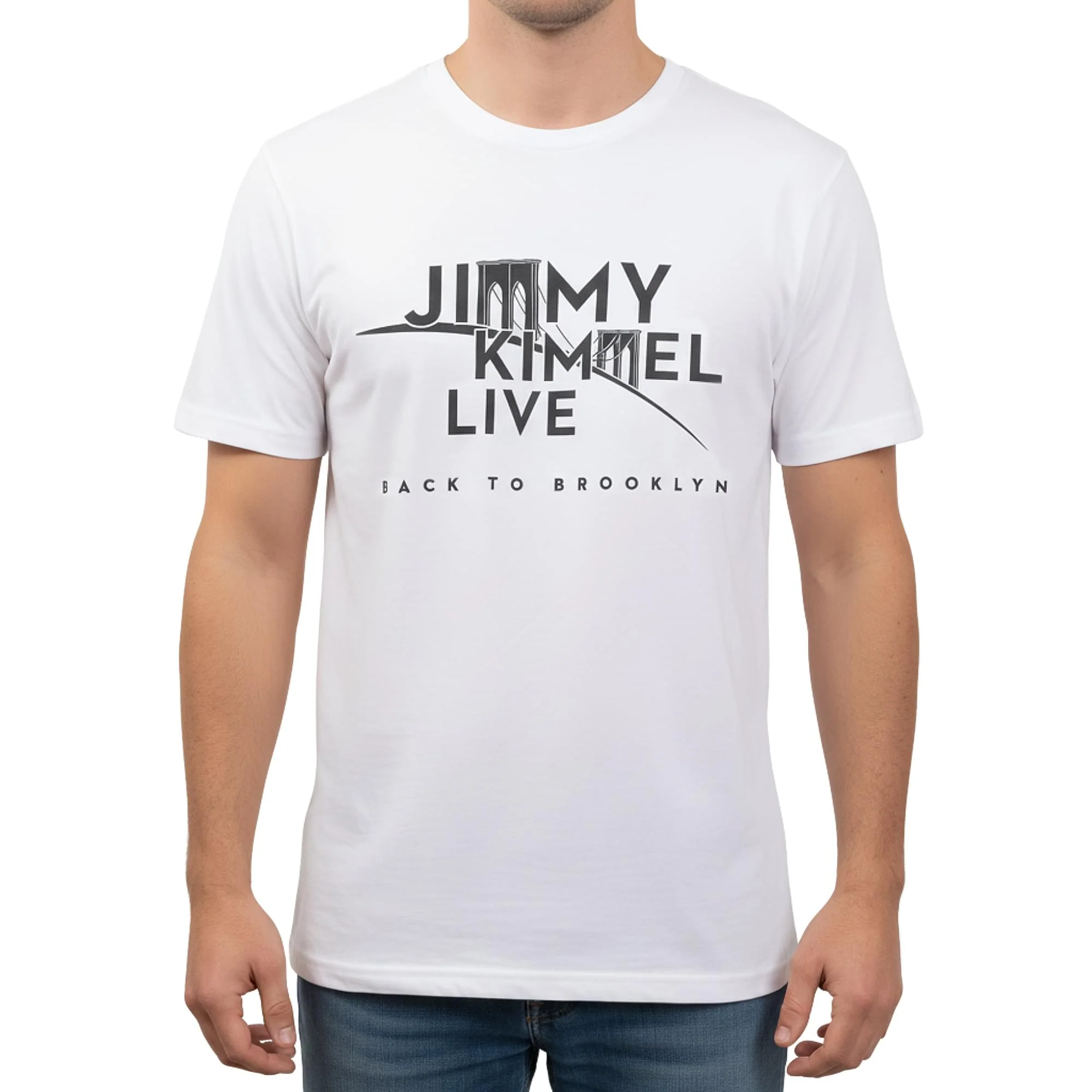 Jimmy Kimmel Live! Brooklyn White Tee Shirt Adult Unisex - Image 10