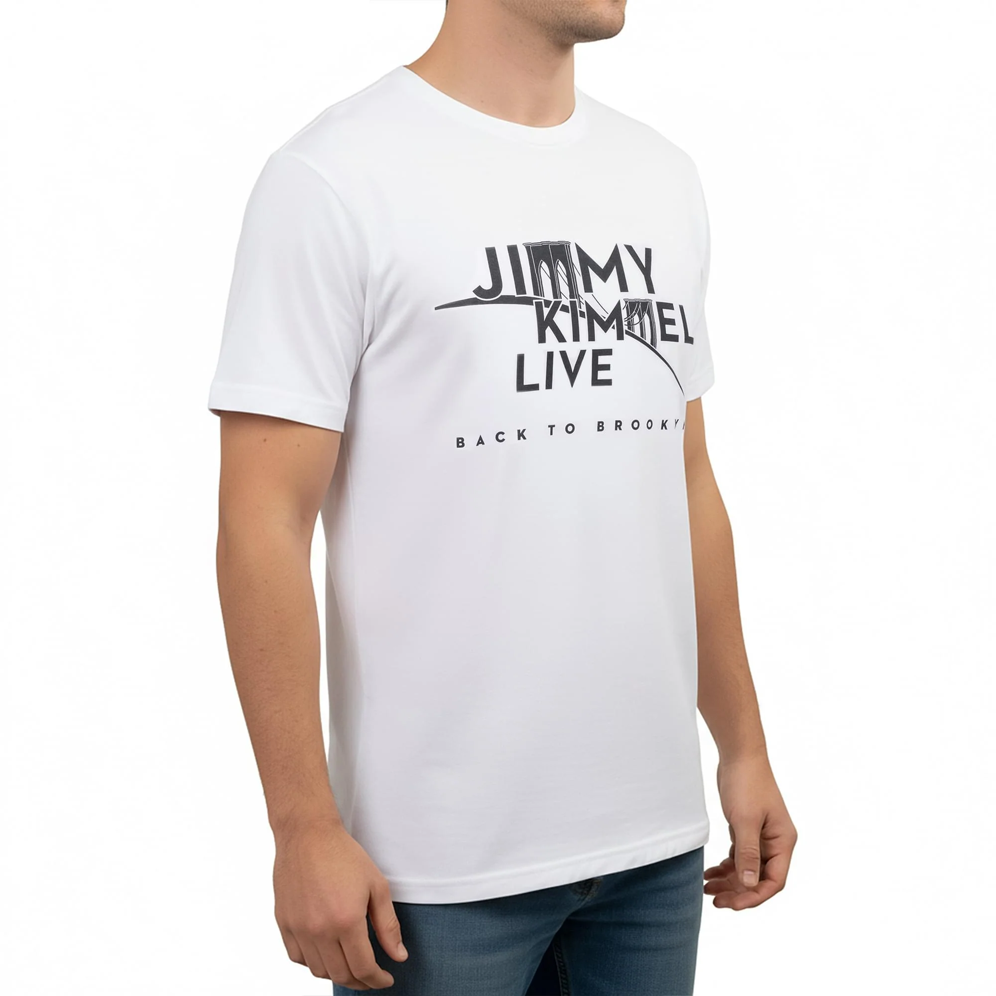 Jimmy Kimmel Live! Brooklyn White Tee Shirt Adult Unisex - Image 17