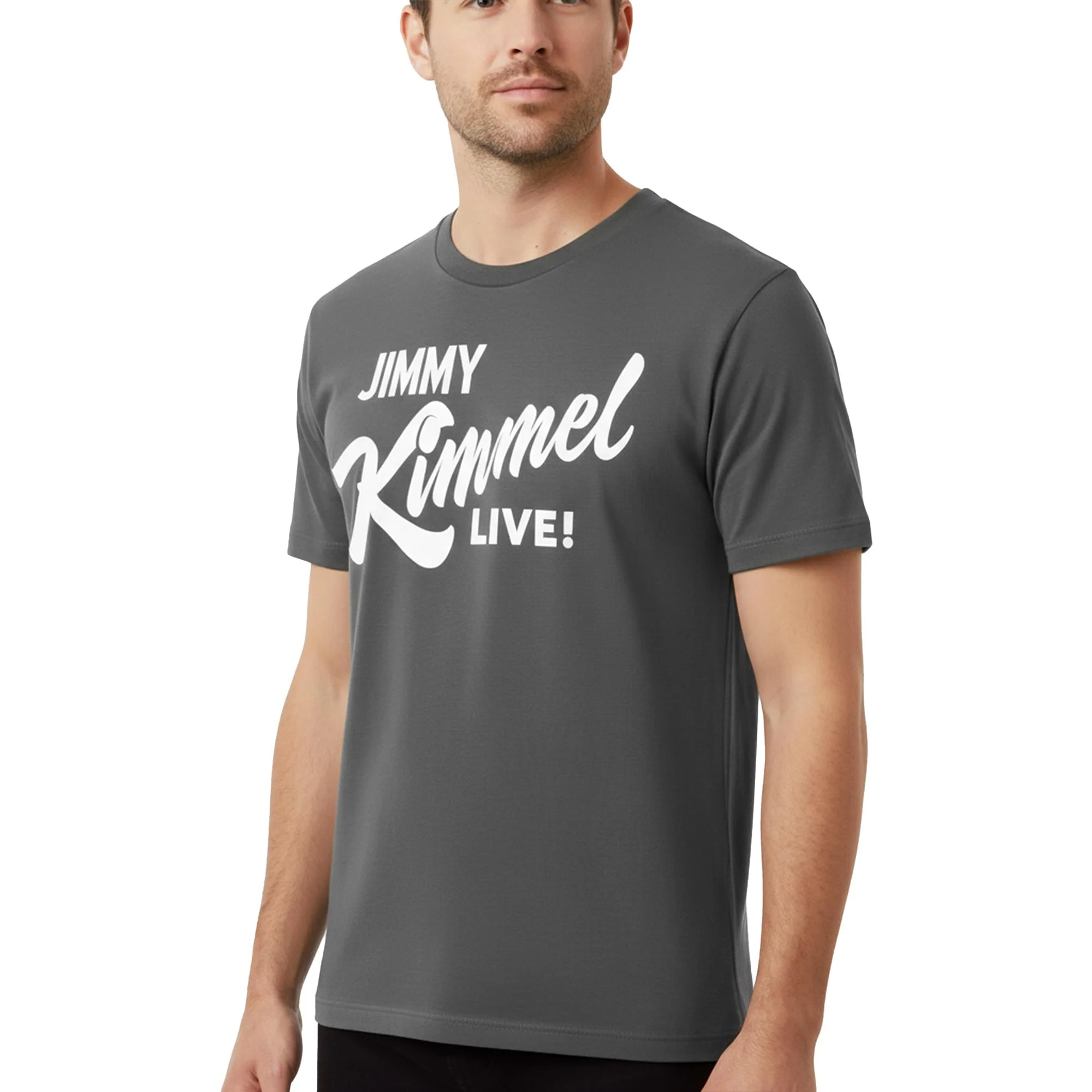 Jimmy Kimmel Live! Hollywood Charcoal Tee Shirt Adult Unisex - Image 14